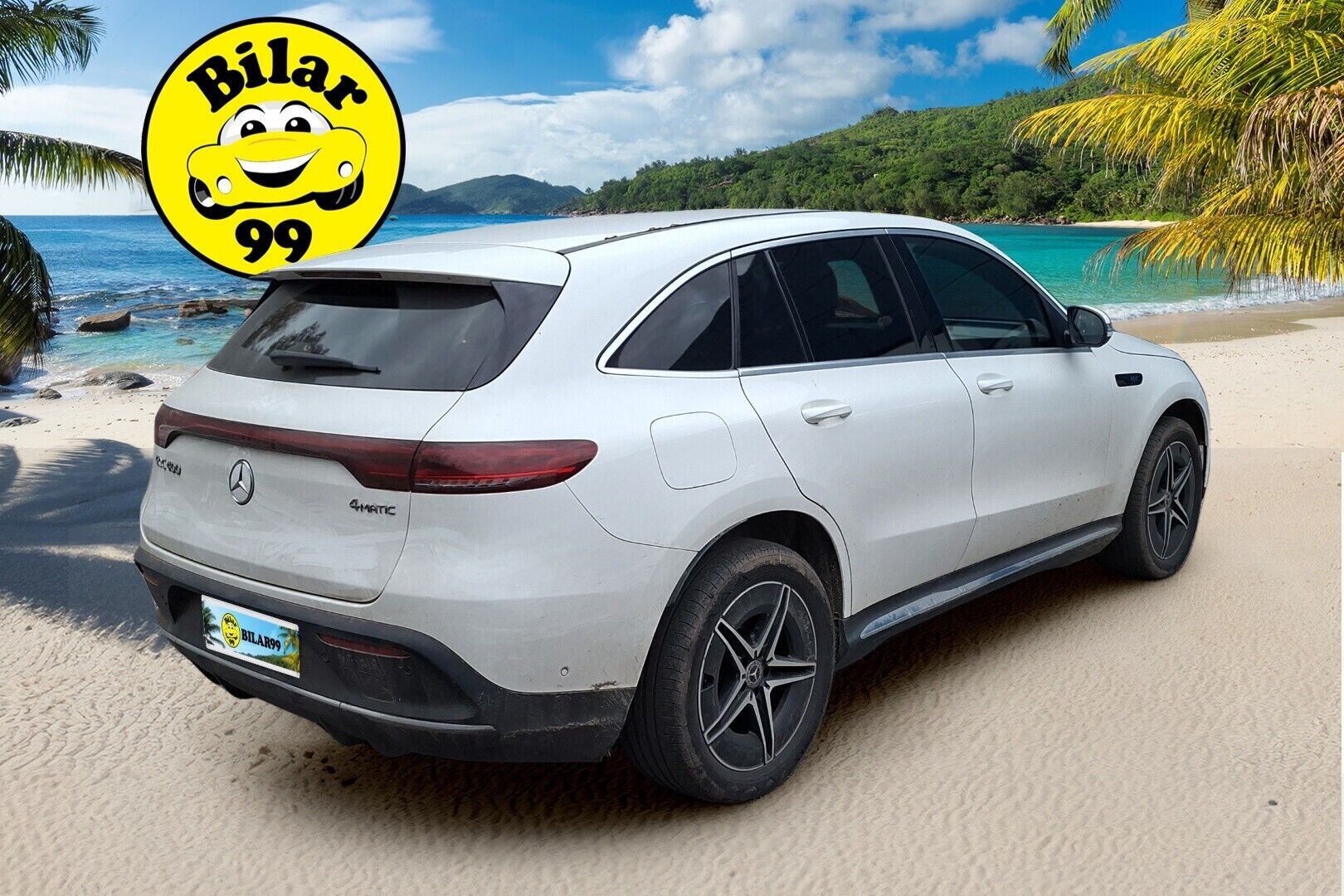 Mercedes-Benz EQC 2021 400 4Matic AMG - | AMG ulko+ sisäpaketti | Kattoluukku | Peruutuskamera | BLIS | Urheiluistuimet | KeyLessGo |Kaukovaloautomatiikka | Nahka-Alcantara verhoilu | - KORKO VAIN 3,99 %