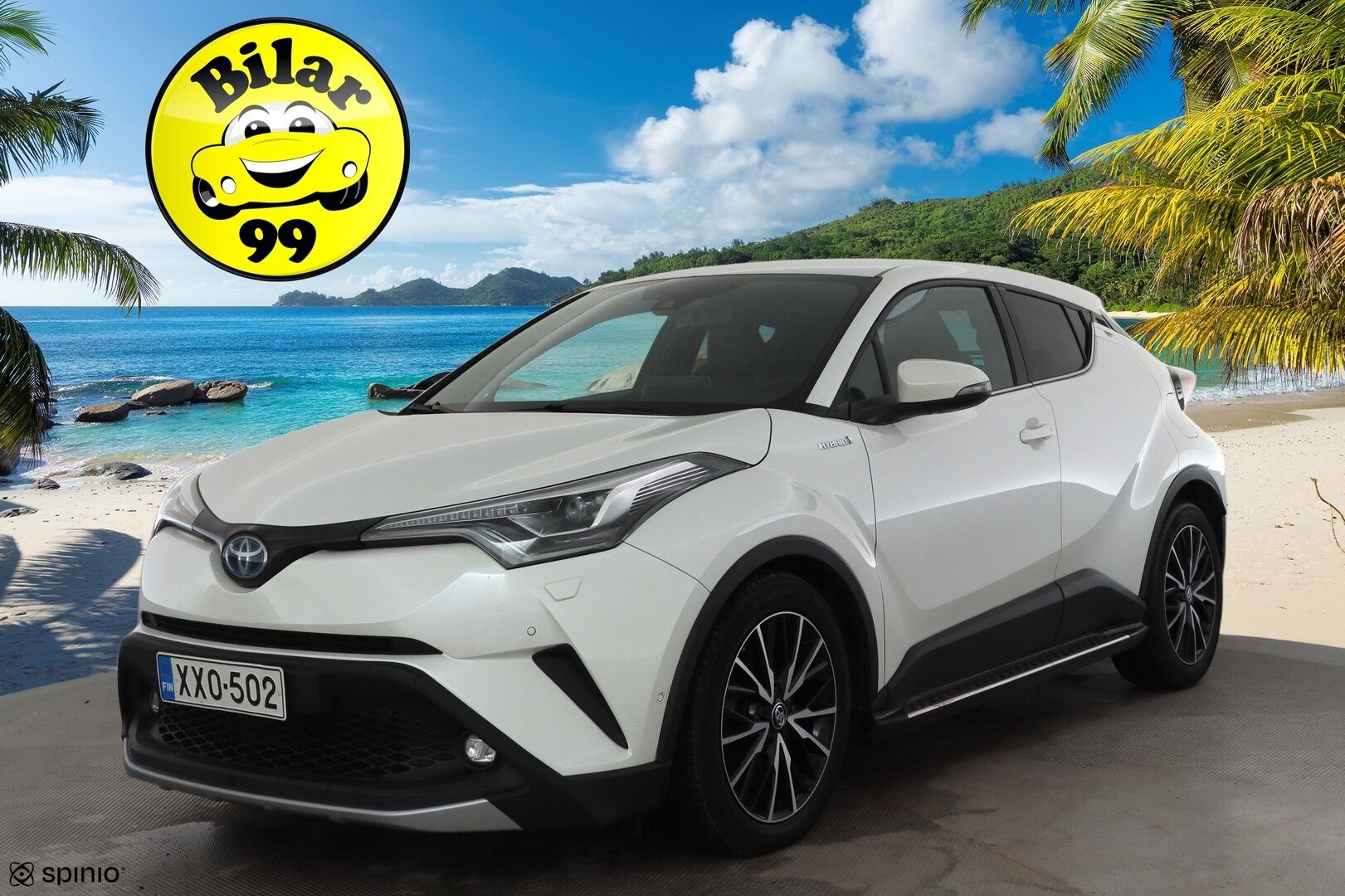 Toyota C-HR 2019 1,8 Hybrid Premium * Webasto / ACC / LED / P.Kamera / JBL / Kaistavahti / Navi / Keyless * - Suomi-auto / Kahdet renkaat - HULLUT BLACKWEEK JATKOT - KORKOTARJOUS 2,49%