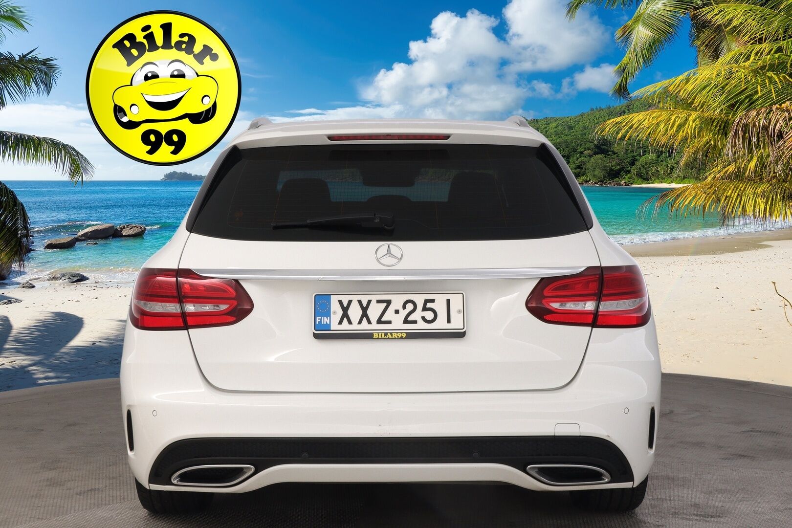 Mercedes-Benz C 2017 250 BlueTec T A 4MATIC Premium Business * Panorama / koukku / Webasto / Burmester / Vakkari / AMG Ulko / 360 Kamera * - Blis / 2x avain / 2x Renkaat / P-Tutka 