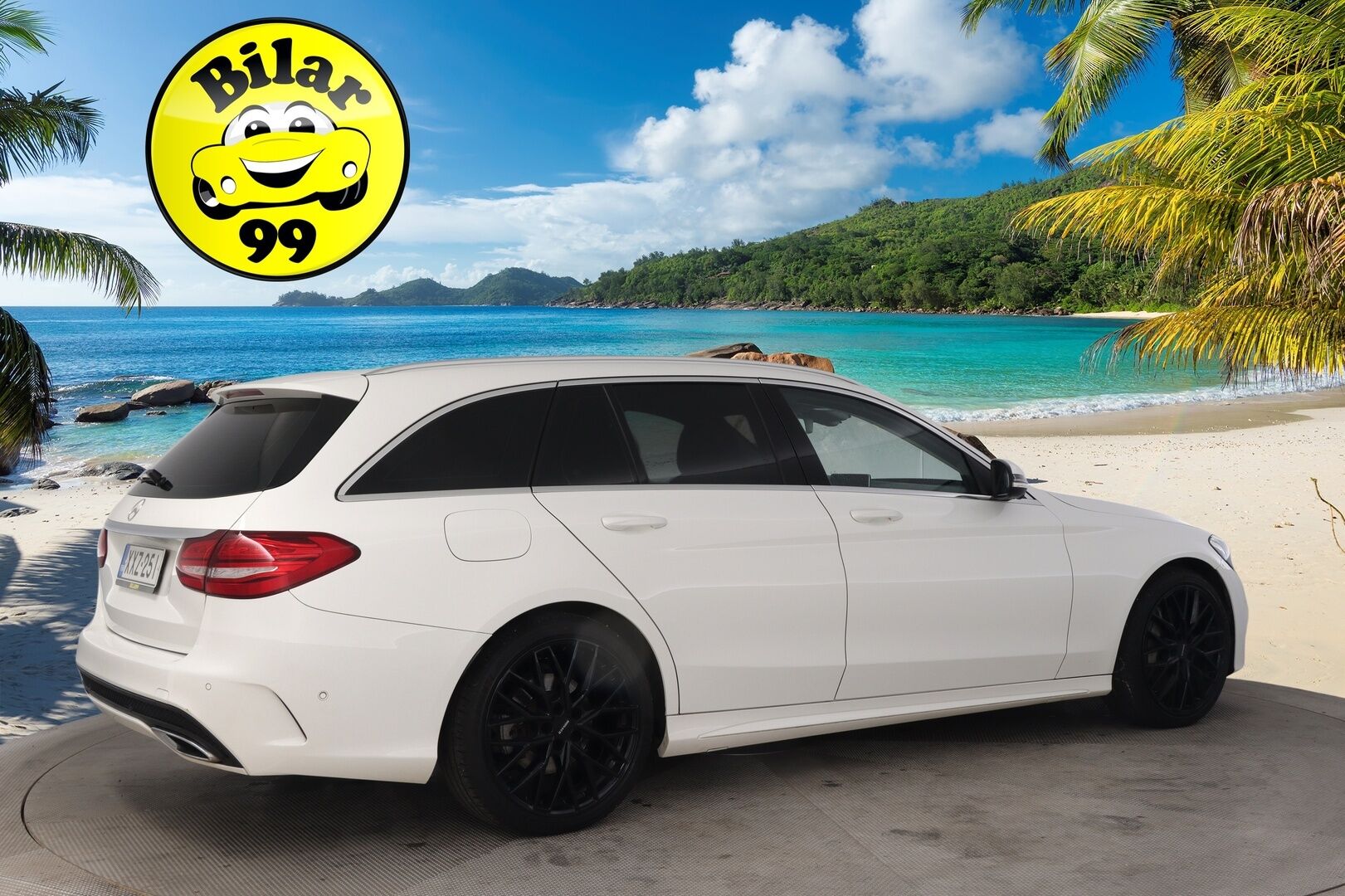 Mercedes-Benz C 2017 250 BlueTec T A 4MATIC Premium Business * Panorama / koukku / Webasto / Burmester / Vakkari / AMG Ulko / 360 Kamera * - Blis / 2x avain / 2x Renkaat / P-Tutka 