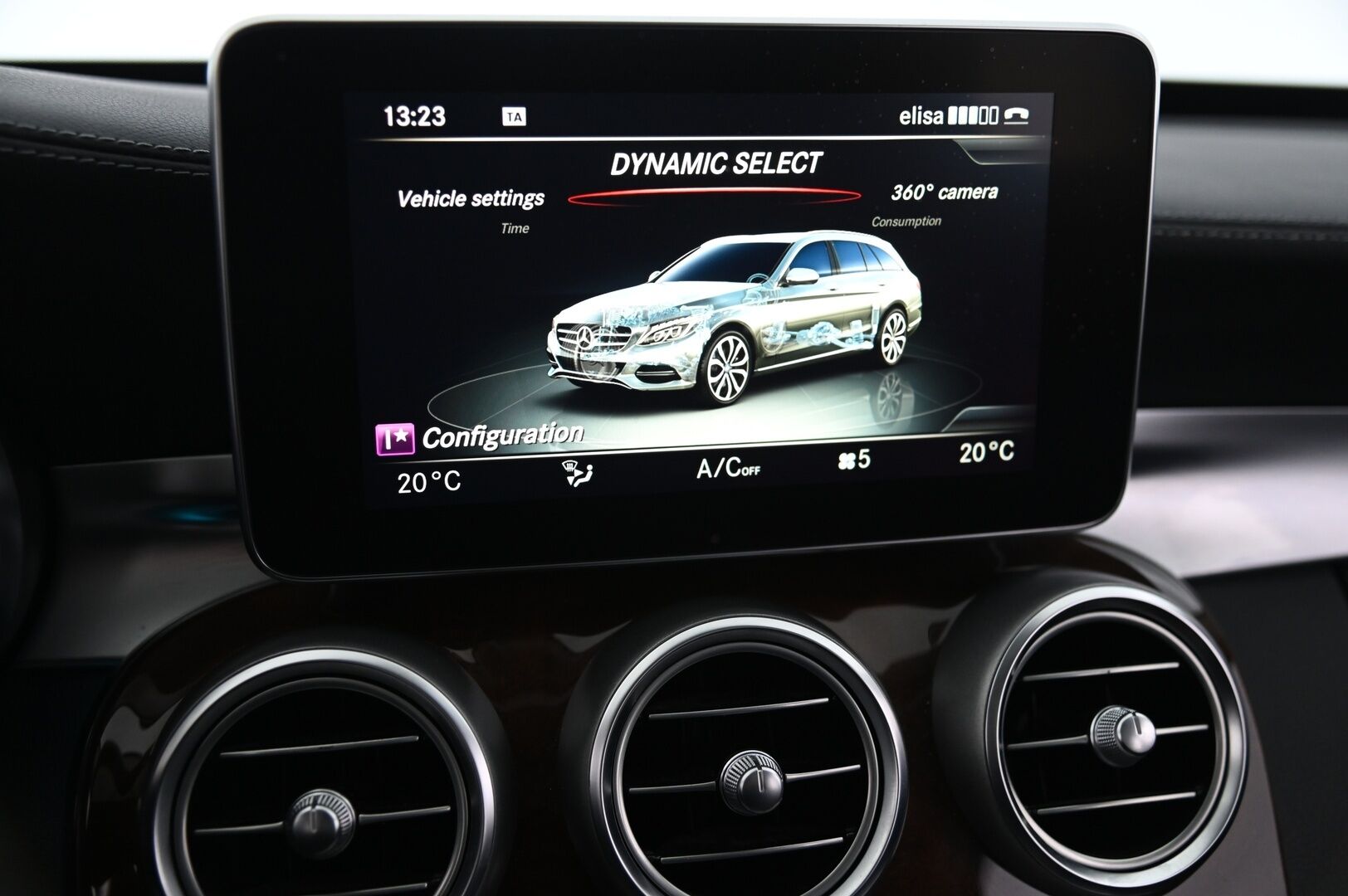 Mercedes-Benz C 2017 250 BlueTec T A 4MATIC Premium Business * Panorama / koukku / Webasto / Burmester / Vakkari / AMG Ulko / 360 Kamera * - Blis / 2x avain / 2x Renkaat / P-Tutka 