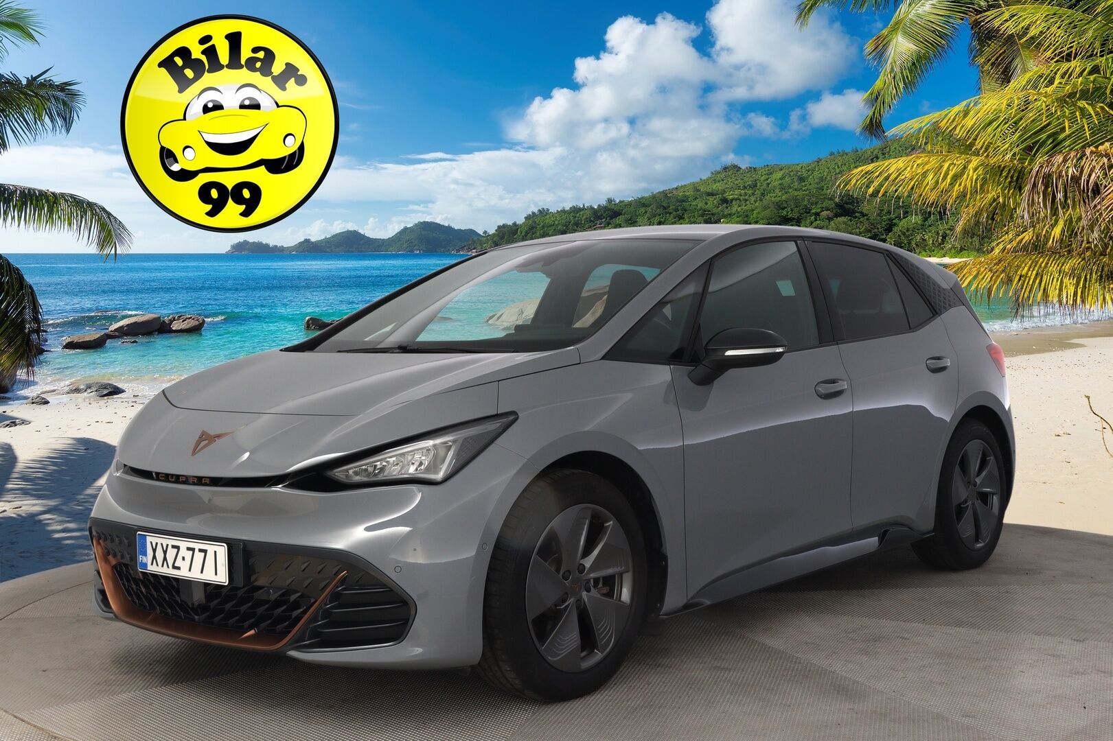 CUPRA BORN 2022 150 kW 58 kWh **Lämpöpumppu / Adapt.vakkari / P.kamera / KeylessGo / Sporttipenkit / Navi** - Kahdet renkaat aluvanteilla