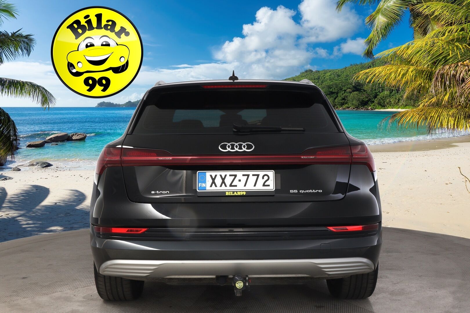 AUDI E-TRON 2022 55 Quattro 408hv 95kWh Proline **Adapt.vakkari / Koukku / Muistipenkki / Nahat / P.tutkat / Digimittaristo** - 3,99 % KORKOTARJOUS TÄHÄN AUTOON - Merkkihuollettu / Akku kuntotarkastettu!
