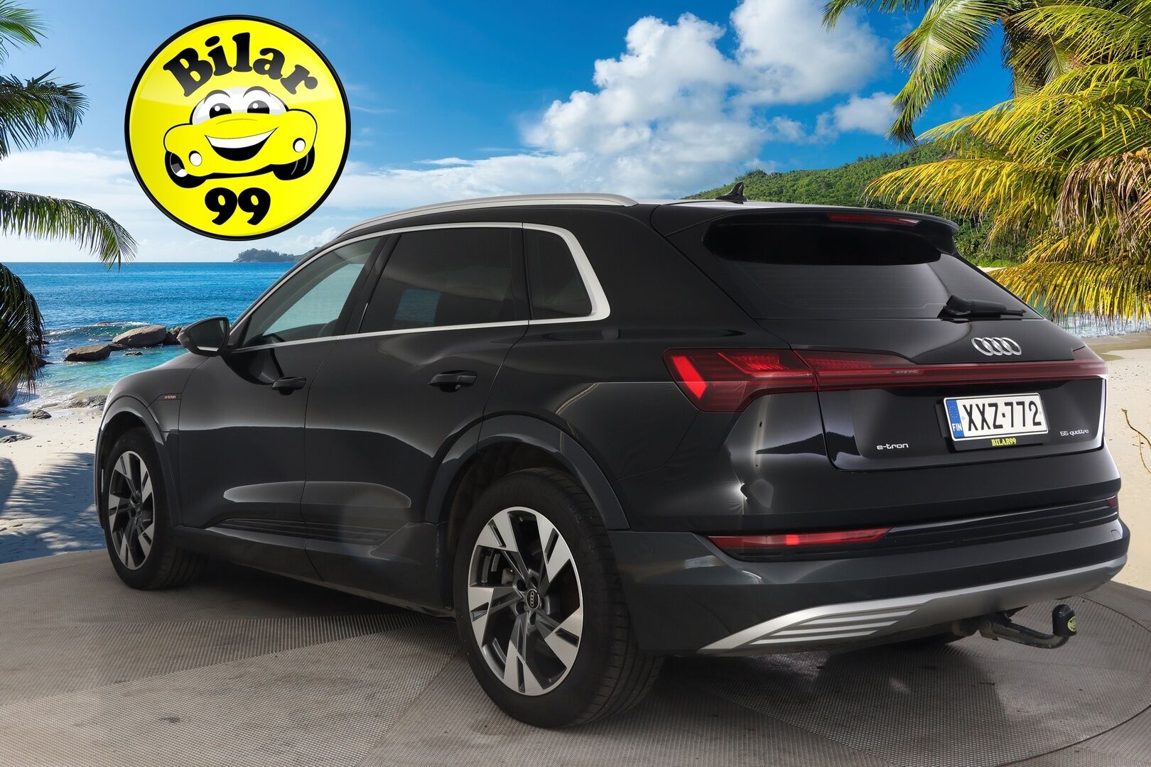 AUDI E-TRON 2022 55 Quattro 408hv 95kWh Proline **Adapt.vakkari / Koukku / Muistipenkki / Nahat / P.tutkat / Digimittaristo** - 3,99 % KORKOTARJOUS TÄHÄN AUTOON - Merkkihuollettu / Akku kuntotarkastettu!