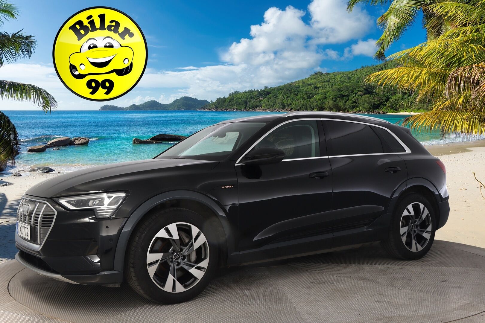 AUDI E-TRON 2022 55 Quattro 408hv 95kWh Proline **Adapt.vakkari / Koukku / Muistipenkki / Nahat / P.tutkat / Digimittaristo** - 3,99 % KORKOTARJOUS TÄHÄN AUTOON - Merkkihuollettu / Akku kuntotarkastettu!