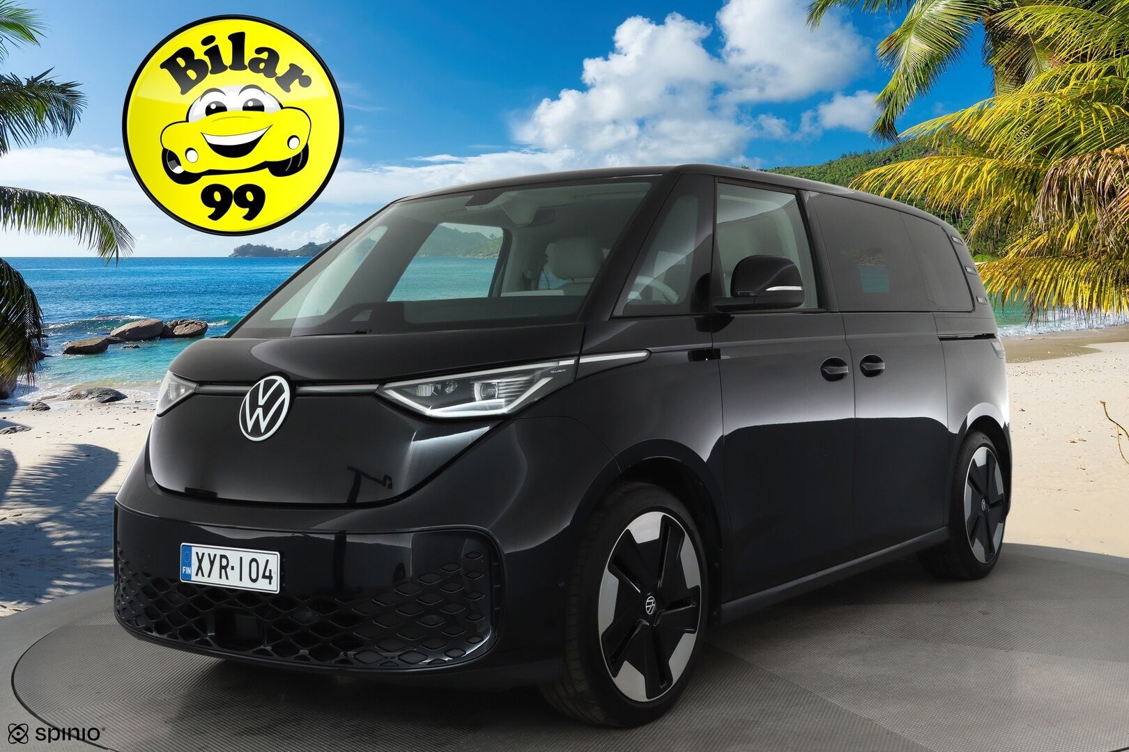 VOLKSWAGEN ID. BUZZ 2023 150kW PRO Business **Adapt.Vakkari / Sähköliukuovet / Matrix-LED / P.kamera / Koukku / Navi / Hierovat Sportpenkit Muistilla / Keyless** - 3,99 % KORKOTARJOUS TÄHÄN AUTOON - Akku kuntotarkastettu / 2x Latauskaapelit / Merkkihuollettu!
