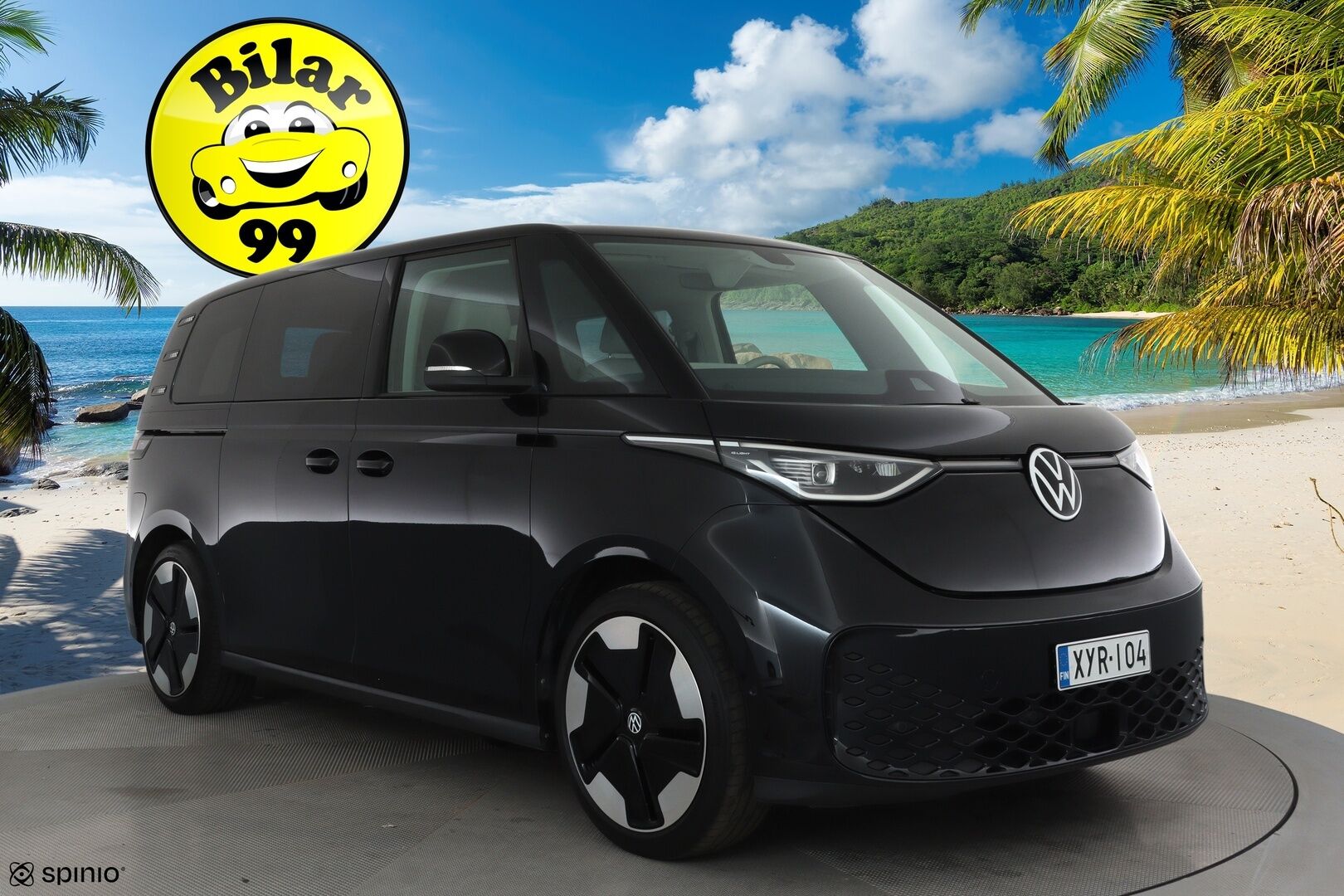 VOLKSWAGEN ID. BUZZ 2023 150kW PRO Business **Adapt.Vakkari / Sähköliukuovet / Matrix-LED / P.kamera / Koukku / Navi / Hierovat Sportpenkit Muistilla / Keyless** - 3,99 % KORKOTARJOUS TÄHÄN AUTOON - Akku kuntotarkastettu / 2x Latauskaapelit / Merkkihuollettu!