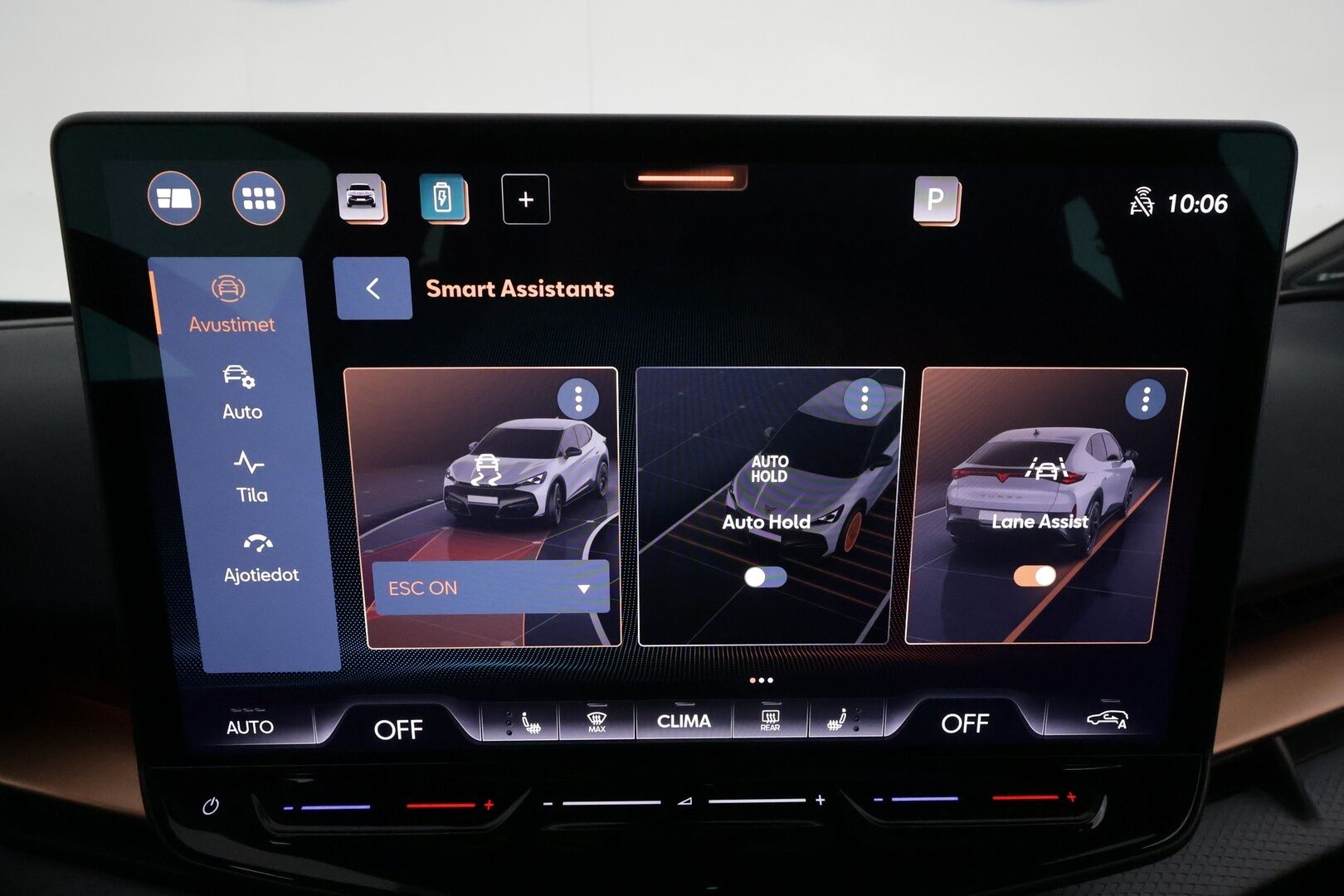 CUPRA TAVASCAN 2024 VZ Adrenaline **HUD / Panorama / Adapt.vakkari / Matrix LED / Lämpöpumppu / Navi / Muistipenkit** - 3,99 % KORKOTARJOUS TÄHÄN AUTOON 31.8. ASTI! - Sporttipenkit / Nahka-Alcantara / Digimittaristo / Penkinlämmittimet takana / Ratin lämmitin / 360.kamera