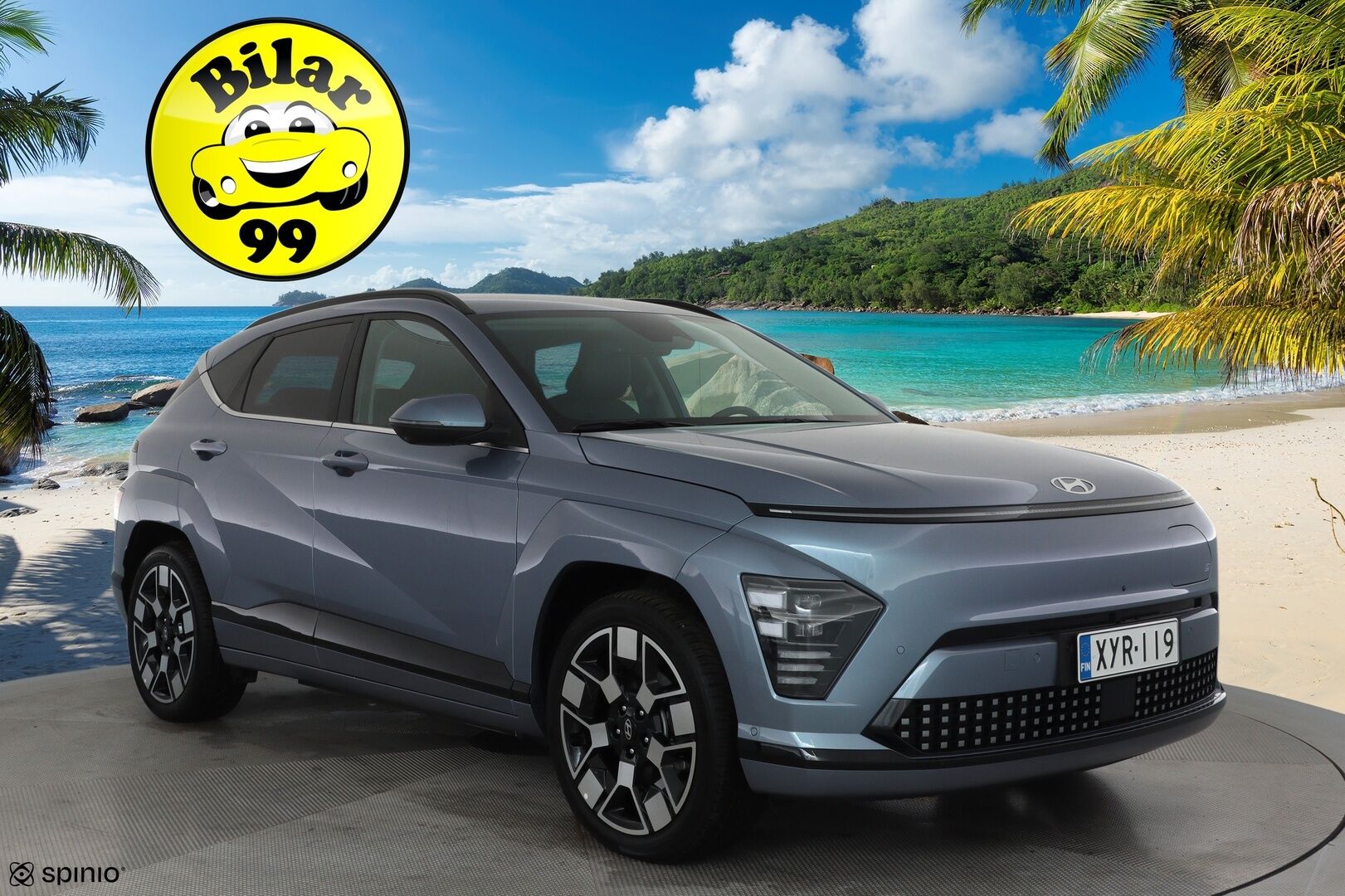 HYUNDAI KONA 2024 65 kWh 217 hv Premium **Adapt.vakkari / HUD / Bose / Lämpöpumppu / Sähköpenkit ilmastoinnilla / LED** - Penkinlämmittimet takana / Muistipenkki / WIdescreen / Ratin lämmitin / KeylessGo / 360.kamera