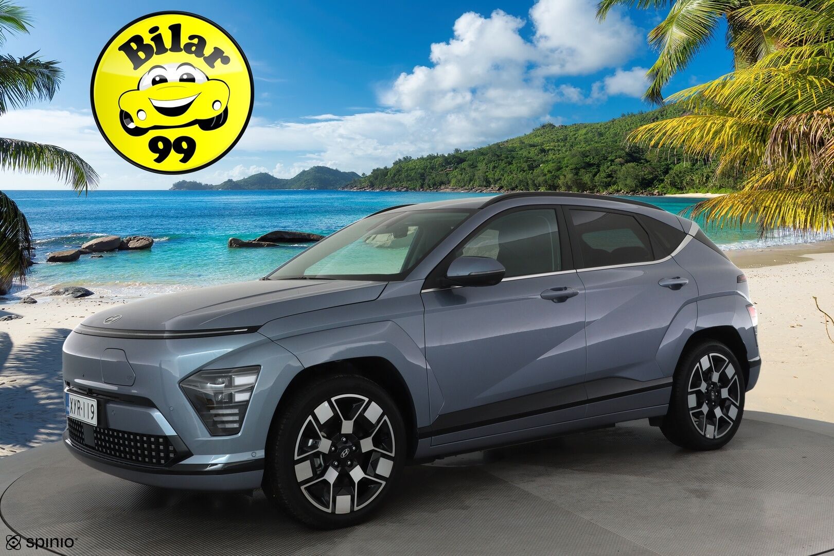 HYUNDAI KONA 2024 65 kWh 217 hv Premium **Adapt.vakkari / HUD / Bose / Lämpöpumppu / Sähköpenkit ilmastoinnilla / LED** - Penkinlämmittimet takana / Muistipenkki / WIdescreen / Ratin lämmitin / KeylessGo / 360.kamera