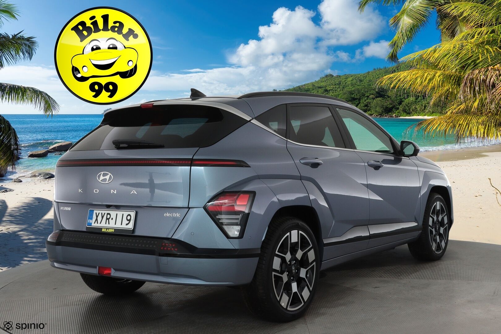 HYUNDAI KONA 2024 65 kWh 217 hv Premium **Adapt.vakkari / HUD / Bose / Lämpöpumppu / Sähköpenkit ilmastoinnilla / LED** - Penkinlämmittimet takana / Muistipenkki / WIdescreen / Ratin lämmitin / KeylessGo / 360.kamera