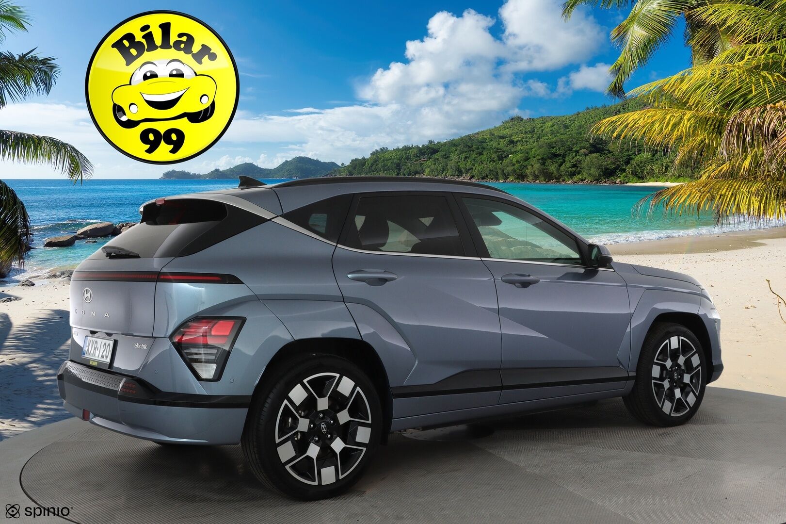HYUNDAI KONA 2024 65 kWh 217 hv Premium **Adapt.vakkari / HUD / Bose / Lämpöpumppu / Sähköpenkit ilmastoinnilla / LED** - 3,99 % KORKOTARJOUS TÄHÄN AUTOON 31.8. ASTI! - Merkkihuollettu / Muistipenkki / Penkinlämmittimet takana / Ratin lämmitin / KeylessGo / 360.kamera 