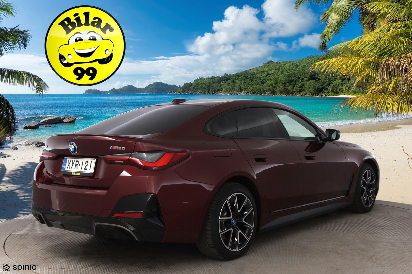 BMW I4 M50 2024 G26 xDrive Gran Coupe - Adapt.Vakkari / Harman&Kardon / HUD / Peruutuskamera / Adapt.LED / Nahka-Alcantara Muistipenkki / Näyttävä!