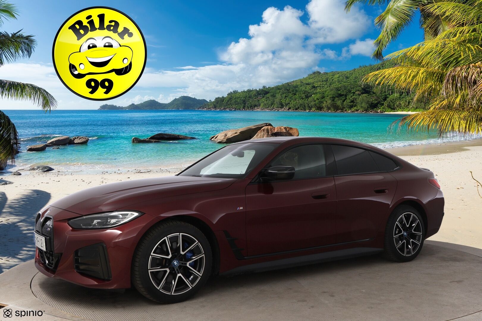 BMW I4 M50 2024 G26 xDrive Gran Coupe - Adapt.Vakkari / Harman&Kardon / HUD / Peruutuskamera / Adapt.LED / Nahka-Alcantara Muistipenkki / Näyttävä!