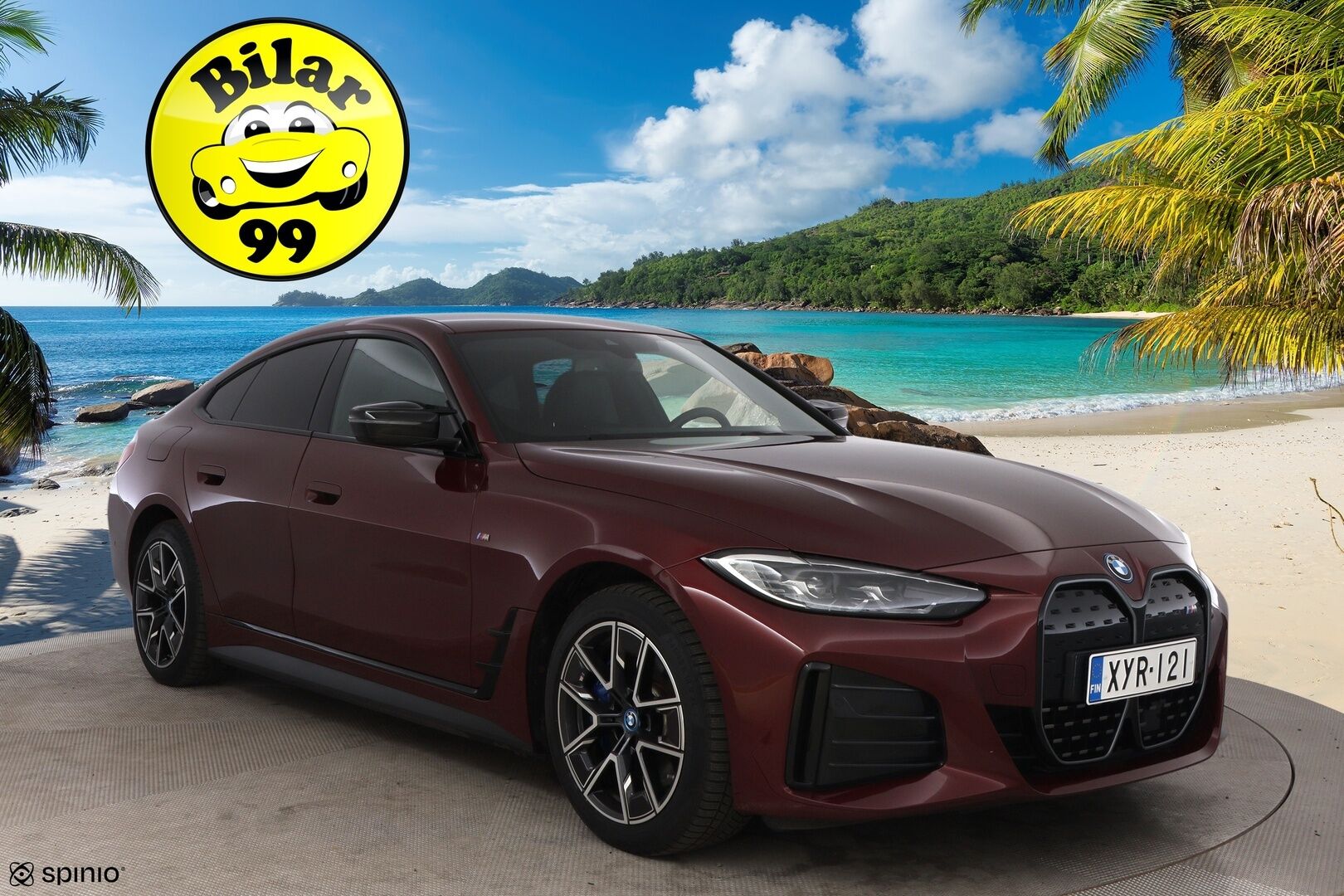 BMW I4 M50 2024 G26 xDrive Gran Coupe - Adapt.Vakkari / Harman&Kardon / HUD / Peruutuskamera / Adapt.LED / Nahka-Alcantara Muistipenkki / Näyttävä!