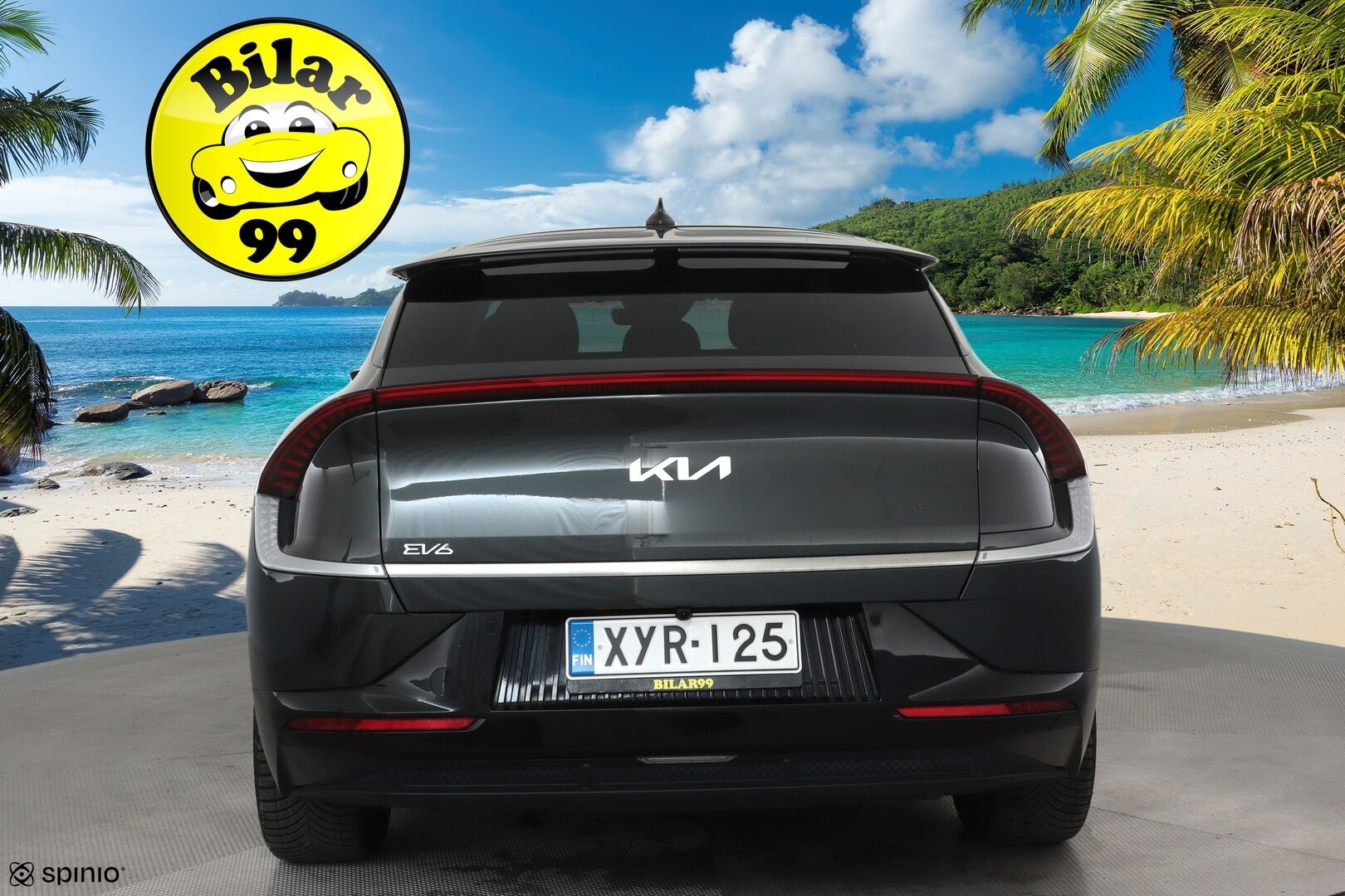 KIA EV6 2022 AWD 77 kWh 325 hv **ACC / HUD / Meridian / 360° / ILP / Ilmastoidut nahat / Muistipenkki / Navi / LED / KeylessGo** - 3,99 % KORKOTARJOUS TÄHÄN AUTOON 14.9. ASTI! - Merkkihuollettu