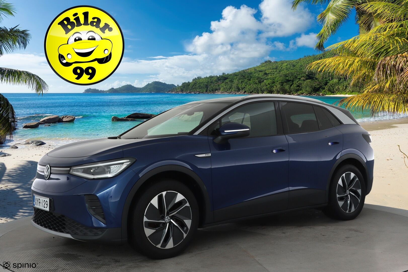 VOLKSWAGEN ID.4 2022 Pro Performance 150 kW **ILP / ACC / Matrix-LED / P.kamera / Navi / Kaistavahti / Nahka-Alcantara** - 2x Latauskaapelit / Merkkihuollettu!