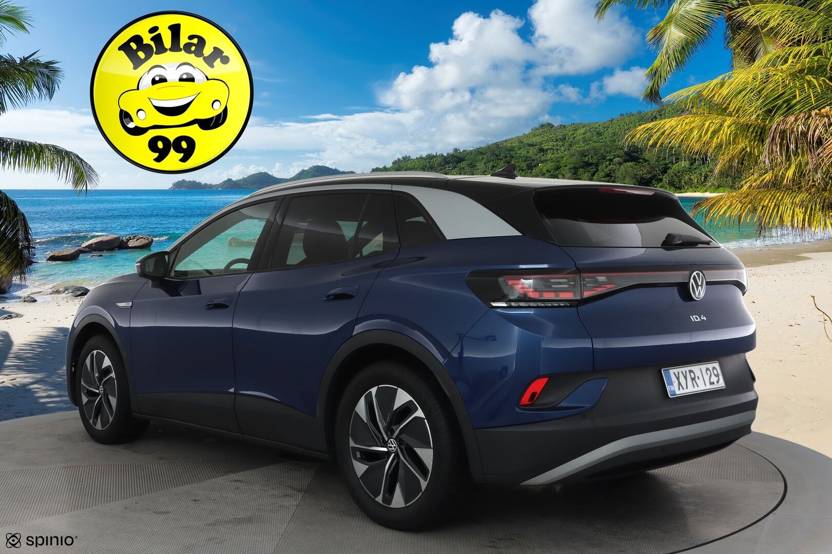 VOLKSWAGEN ID.4 2022 Pro Performance 150 kW, akku 77 kWh * Lämpöpumppu / Adapt.Vakkari / Matrix LED / Peruutuskamera / Nahka-Alcantara / Navi - Akku kuntotarkastettu / 2x Latauskaapelit / Merkkihuollettu / Huippuvarusteet!