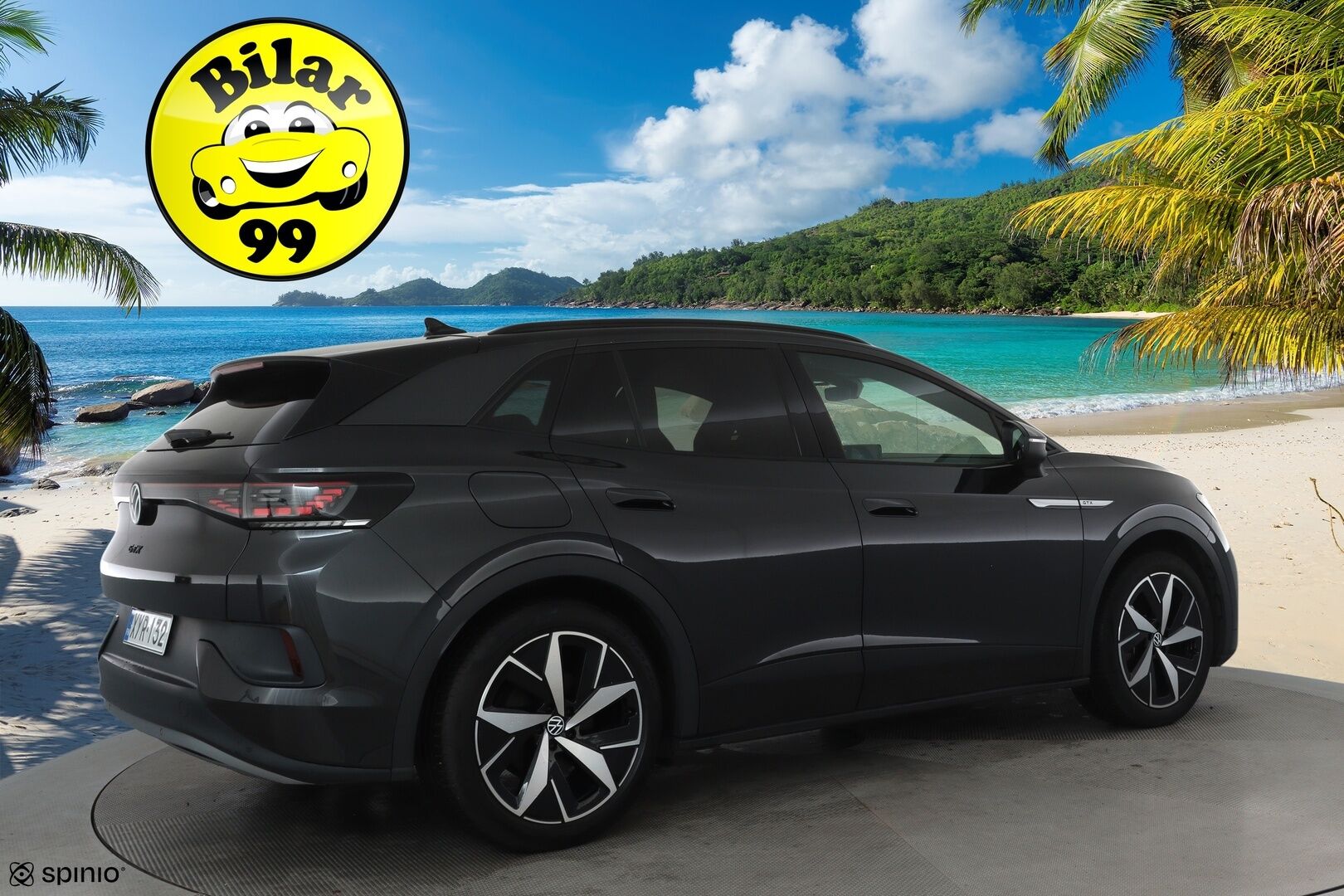 VOLKSWAGEN ID.4 2022 GTX Dual Motor AWD, akku 77 kWh * Lämpöpumppu / Adapt.Vakkari / Matrix LED / Sporttipenkit Muistilla / Navi / Peruutuskamera - 3,99 % KORKOTARJOUS TÄHÄN AUTOON 28.9. ASTI! - Merkkihuollettu! / Akku kuntotarkastettu / Huippuvarusteet!