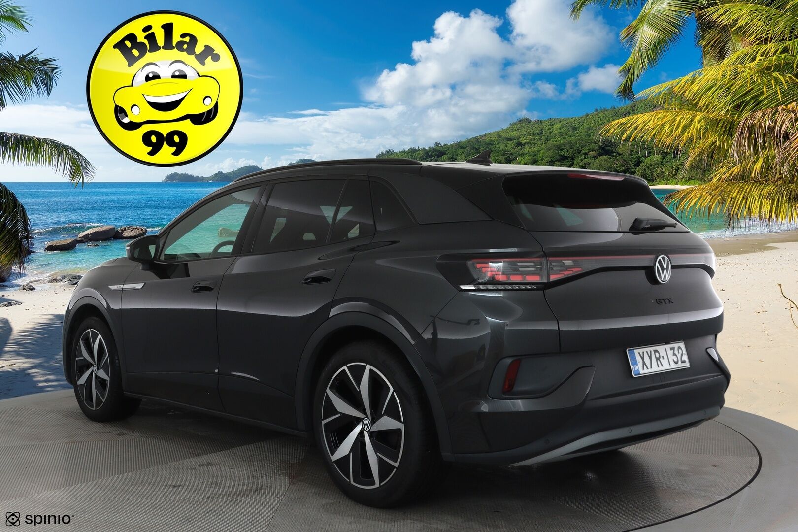 VOLKSWAGEN ID.4 2022 GTX Dual Motor AWD, akku 77 kWh * Lämpöpumppu / Adapt.Vakkari / Matrix LED / Sporttipenkit Muistilla / Navi / Peruutuskamera - 3,99 % KORKOTARJOUS TÄHÄN AUTOON 28.9. ASTI! - Merkkihuollettu! / Akku kuntotarkastettu / Huippuvarusteet!