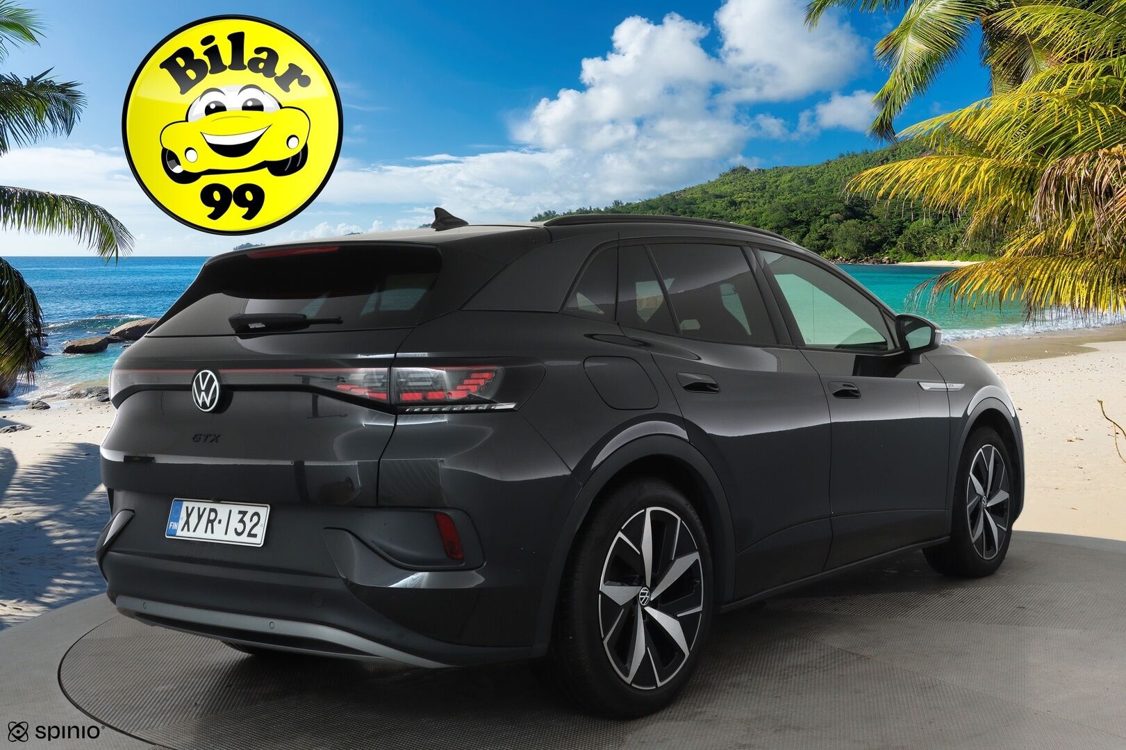 VOLKSWAGEN ID.4 2022 GTX Dual Motor AWD, akku 77 kWh * Lämpöpumppu / Adapt.Vakkari / Matrix LED / Sporttipenkit Muistilla / Navi / Peruutuskamera - 3,99 % KORKOTARJOUS TÄHÄN AUTOON 28.9. ASTI! - Merkkihuollettu! / Akku kuntotarkastettu / Huippuvarusteet!