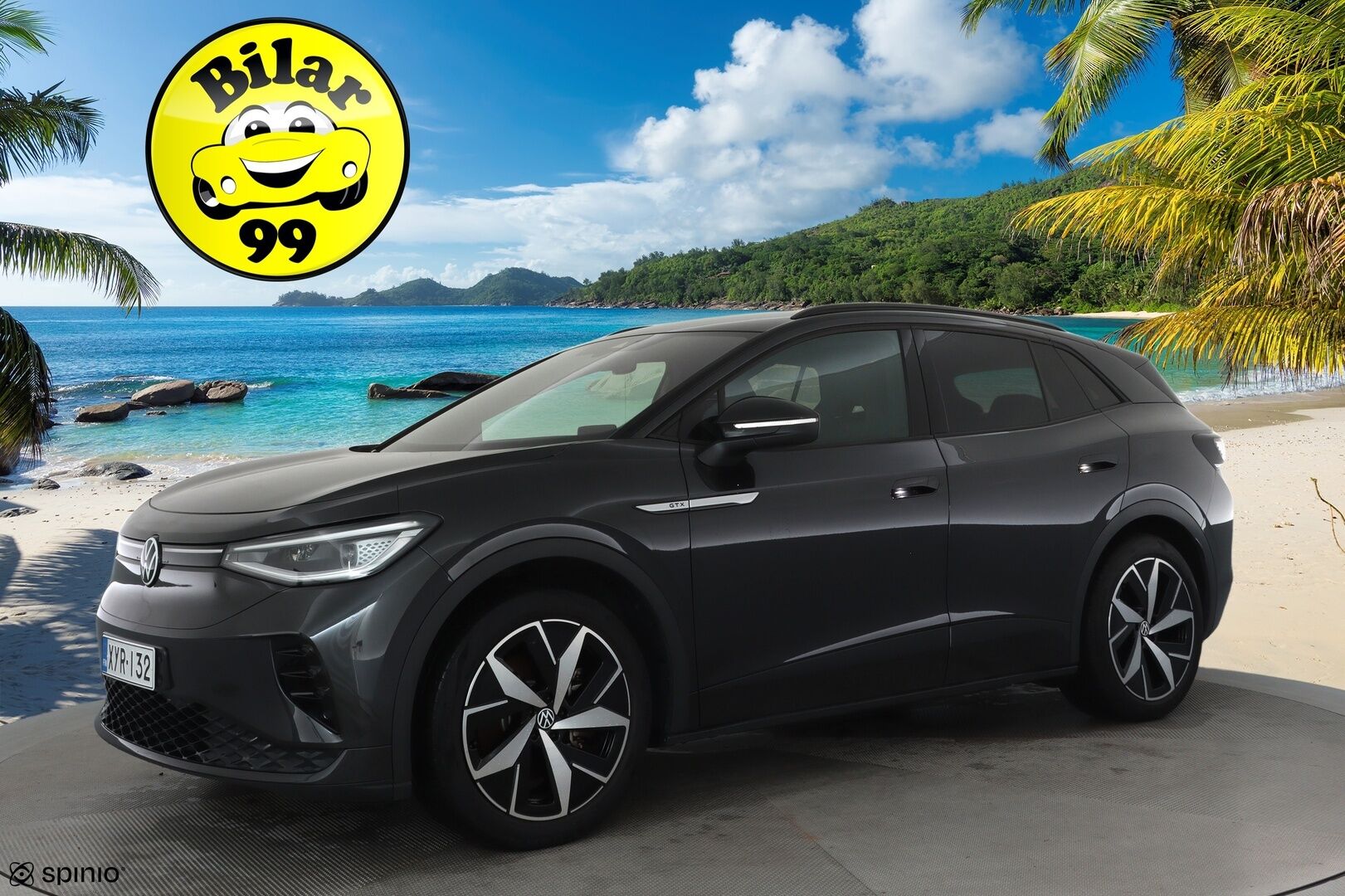 VOLKSWAGEN ID.4 2022 GTX Dual Motor AWD, akku 77 kWh * Lämpöpumppu / Adapt.Vakkari / Matrix LED / Sporttipenkit Muistilla / Navi / Peruutuskamera - 3,99 % KORKOTARJOUS TÄHÄN AUTOON 28.9. ASTI! - Merkkihuollettu! / Akku kuntotarkastettu / Huippuvarusteet!