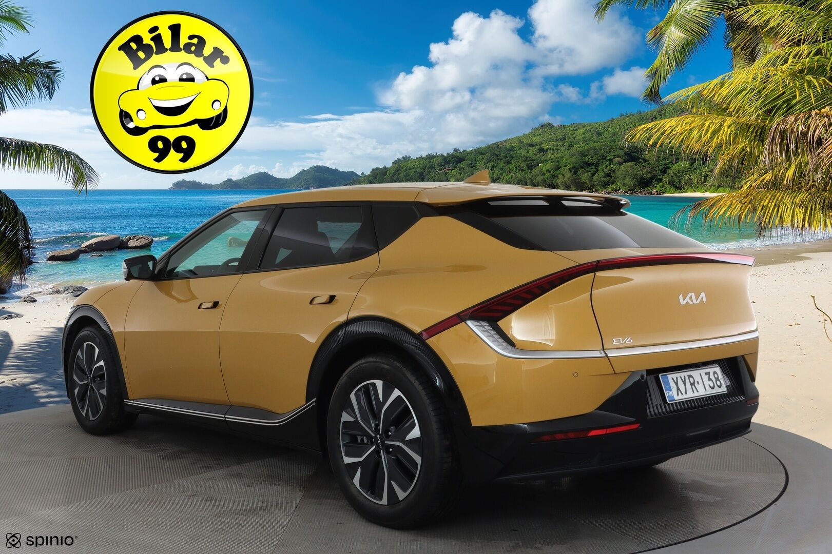 KIA EV6 2023 77,4kWh RWD **ACC / HUD / Meridian / 360° / ILP / Muistipenkki / Ilmastoidut nahat / Navi / LED** - ALV / Merkkihuollettu / Akku kuntotarkastettu / Huippu varusteet!
