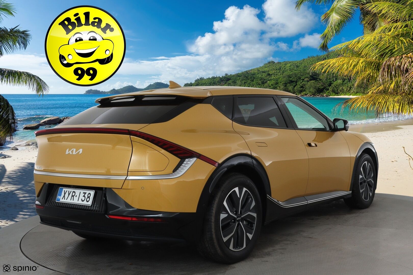 KIA EV6 2023 77,4kWh RWD **ACC / HUD / Meridian / 360° / ILP / Muistipenkki / Ilmastoidut nahat / Navi / LED** - ALV / Merkkihuollettu / Akku kuntotarkastettu / Huippu varusteet! - Osta nyt, maksa vasta ensi vuonna