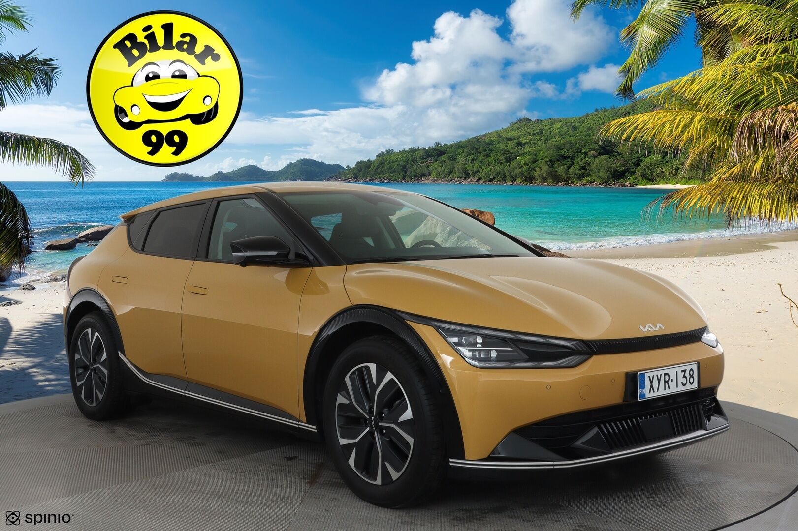 KIA EV6 2023 77,4kWh RWD **ACC / HUD / Meridian / 360° / ILP / Muistipenkki / Ilmastoidut nahat / Navi / LED** - ALV / Merkkihuollettu / Akku kuntotarkastettu / Huippu varusteet! - Osta nyt, maksa vasta ensi vuonna