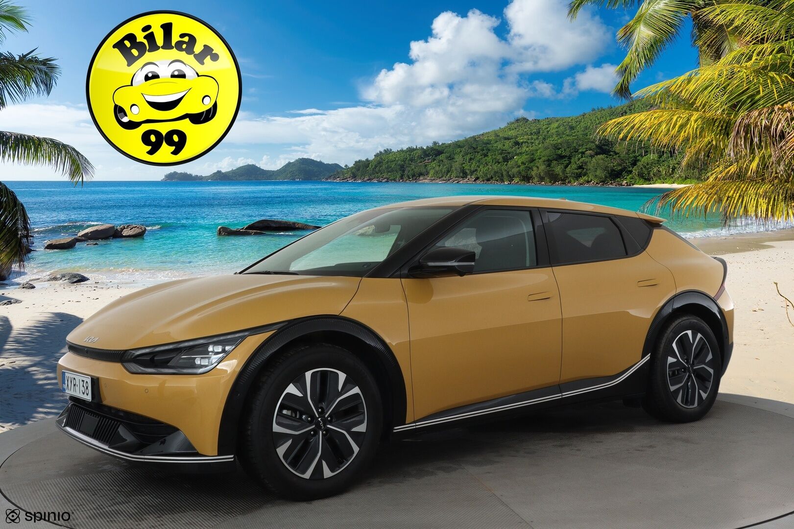 KIA EV6 2023 77,4kWh RWD **ACC / HUD / Meridian / 360° / ILP / Muistipenkki / Ilmastoidut nahat / Navi / LED** - ALV / Merkkihuollettu / Akku kuntotarkastettu / Huippu varusteet! - Osta nyt, maksa vasta ensi vuonna