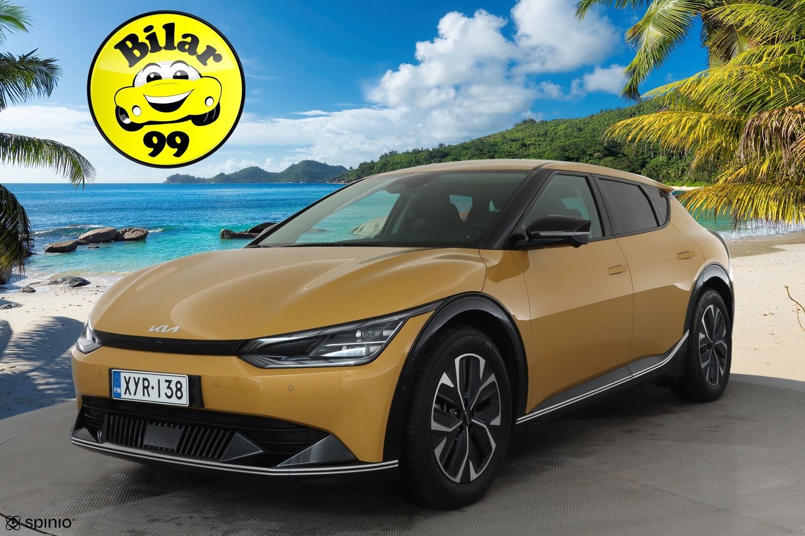 KIA EV6 2023 77,4kWh RWD **ACC / HUD / Meridian / 360° / ILP / Muistipenkki / Ilmastoidut nahat / Navi / LED** - ALV / Merkkihuollettu / Akku kuntotarkastettu / Huippu varusteet!