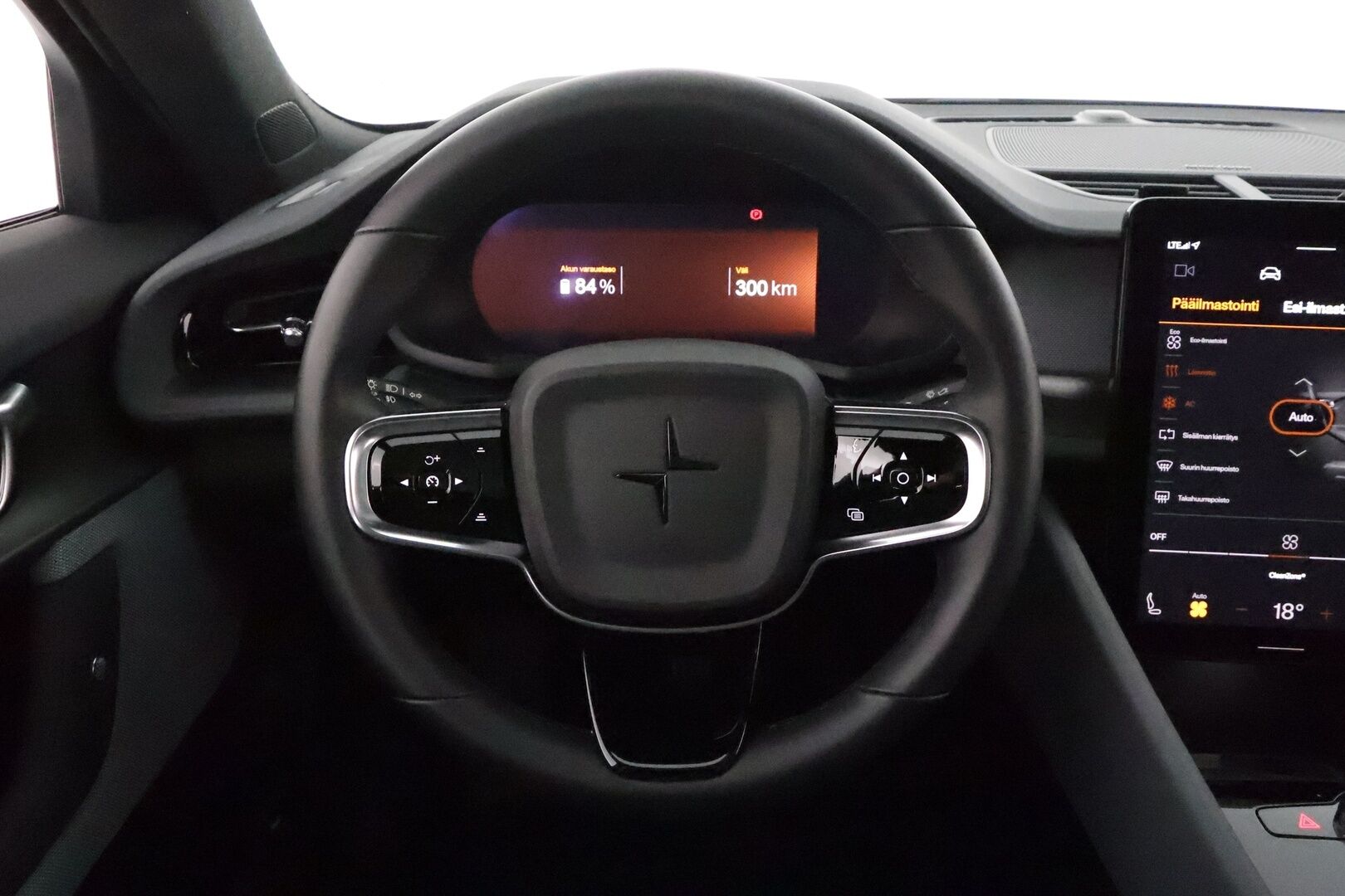 POLESTAR 2 2022 Long Range Dual Motor, 300kW, 78kWh *ACC / 360° / H&K / Muistipenkki / Lasikatto / LED / Navi / ILP* - Kahdet renkaat aluvanteilla / Merkkihuollettu