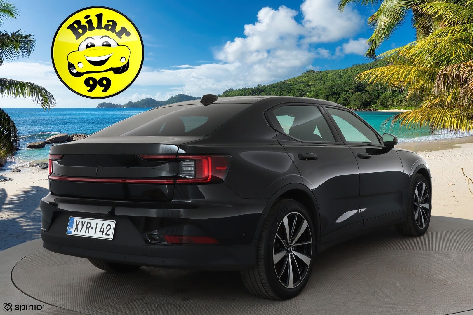 POLESTAR 2 2022 Long Range Dual Motor, 300kW, 78kWh *ACC / 360° / H&K / Muistipenkki / Lasikatto / LED / Navi / ILP* - Tulossa Turkuun / Akku kuntotarkastettu / Kahdet renkaat aluvanteilla / Merkkihuollettu