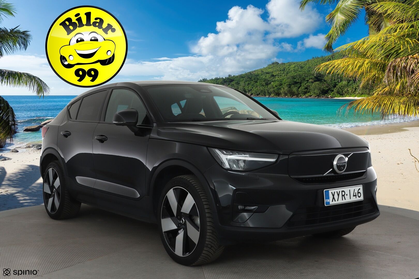 Volvo C40 2023 Recharge Twin motor Ultimate *Koukku / ACC / H&K / ILP / 360° / Muistipenkki / Lasikatto / Navi / Sporttipenkit* - Merkkihuollettu
