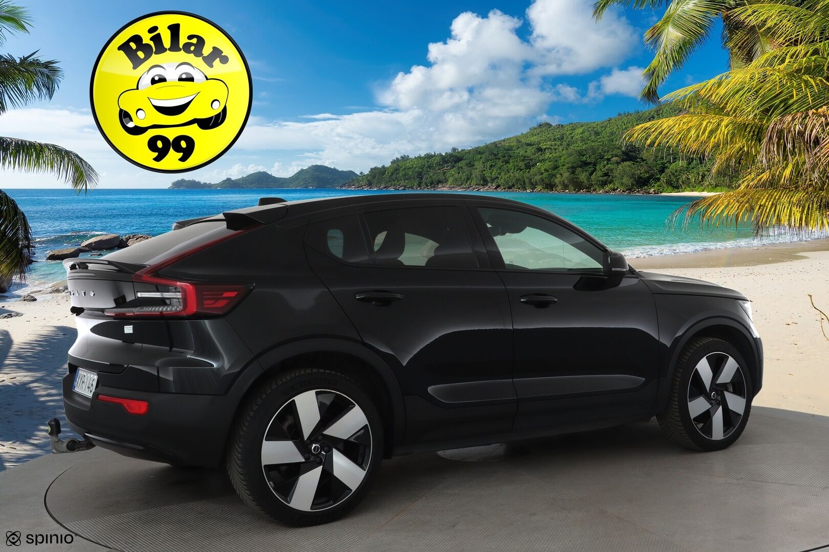 Volvo C40 2023 Recharge Twin motor Ultimate *Koukku / ACC / H&K / ILP / 360° / Muistipenkki / Lasikatto / Navi / Sporttipenkit* - Merkkihuollettu