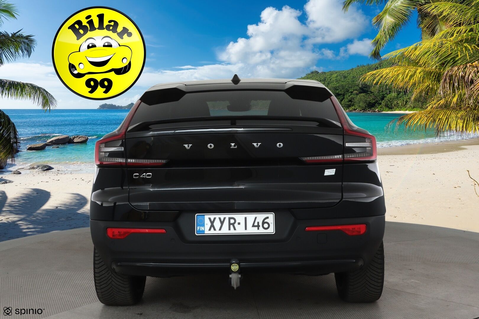 Volvo C40 2023 Recharge Twin motor Ultimate *Koukku / ACC / H&K / ILP / 360° / Muistipenkki / Lasikatto / Navi / Sporttipenkit* - Merkkihuollettu