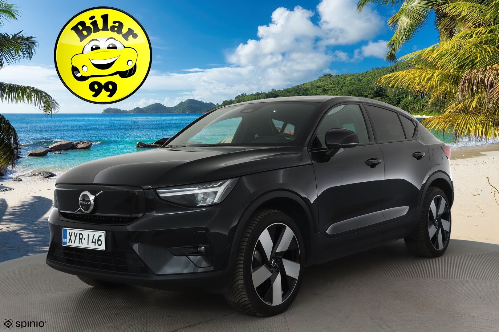 Volvo C40 2023 Recharge Twin motor Ultimate *Koukku / ACC / H&K / ILP / 360° / Muistipenkki / Lasikatto / Navi / Sporttipenkit* - Merkkihuollettu