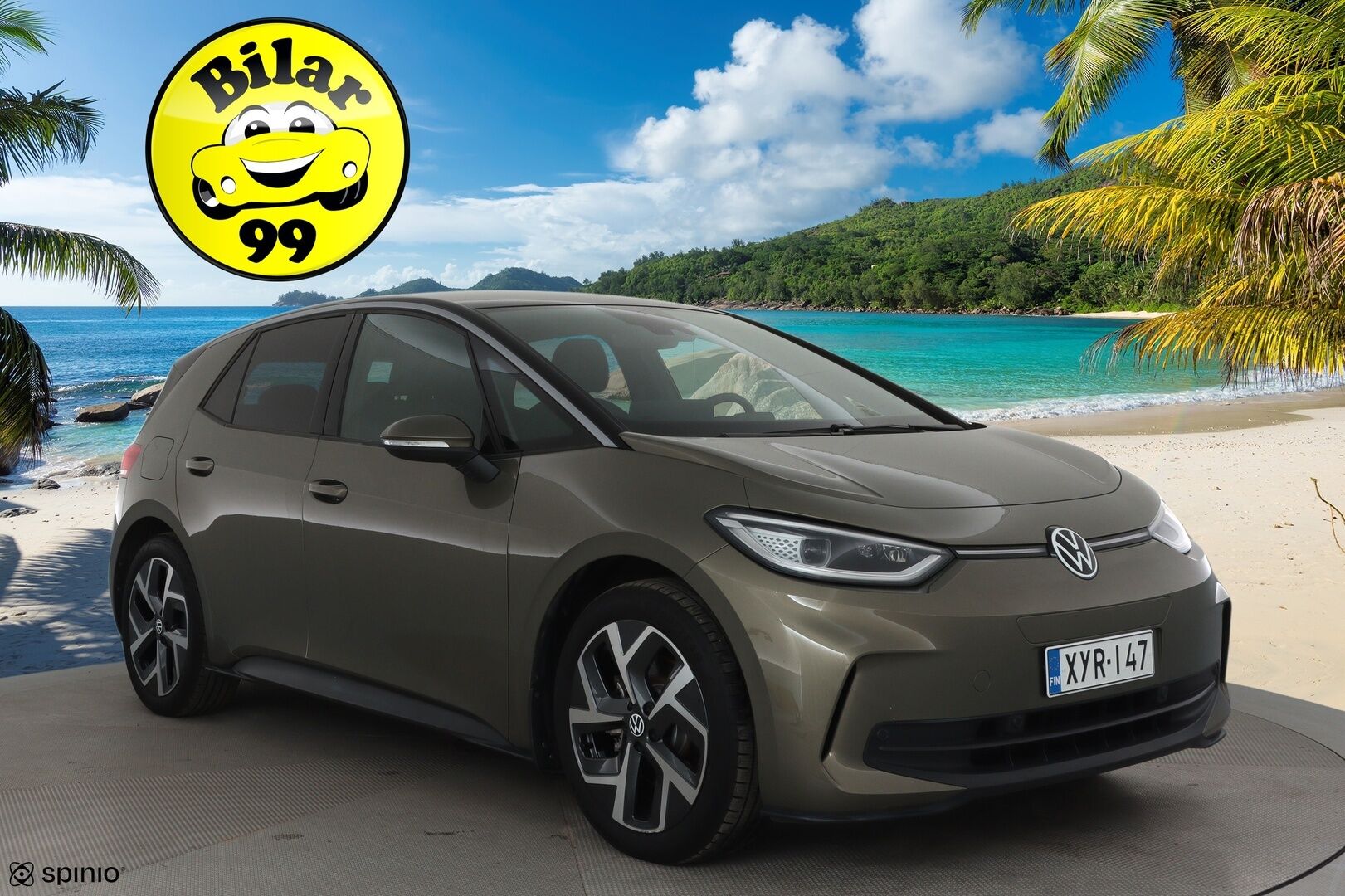 VOLKSWAGEN ID.3 2024 Pro Business 150 kW, akku 58 kWh *ACC / ILP / IQ.Light / Kamera / Navi* - KATSO KAMPANJAHINTA! / SoH 96,9% / Facelift / ALV / Seuraava huolto 189pv - HULLU BLACKWEEK KORKOTARJOUS 2,49%