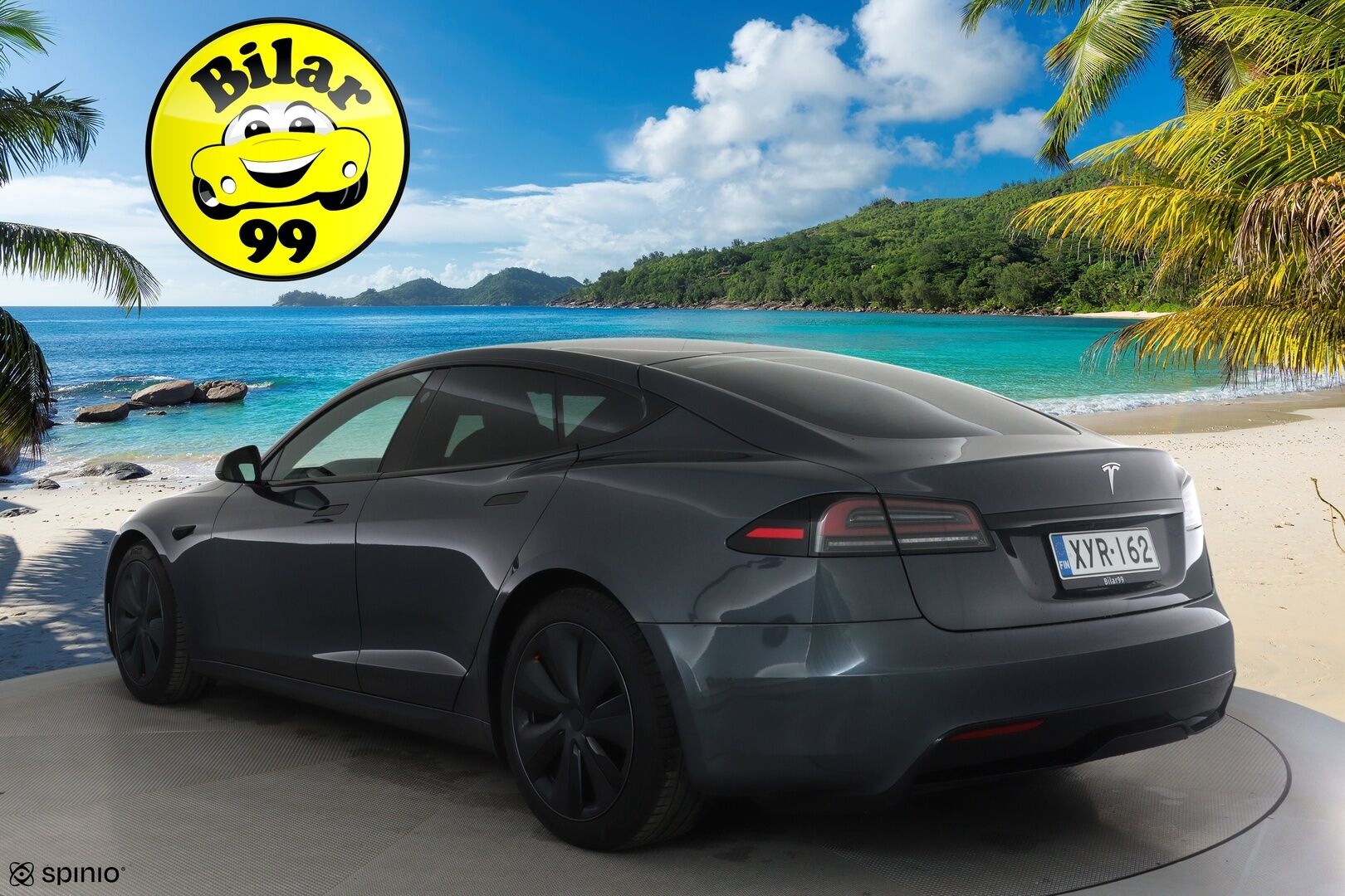 TESLA MODEL S 2023 Long Range * Vetokoukku / Matrix LED / Ilmastoidut Vaaleat Nahat / Peruutuskamera / Lämpöpumppu - Yoke Ratti / Takanäyttö / Premium Audio / Supervarusteet! - HULLU BLACKWEEK KORKOTARJOUS 2,49%