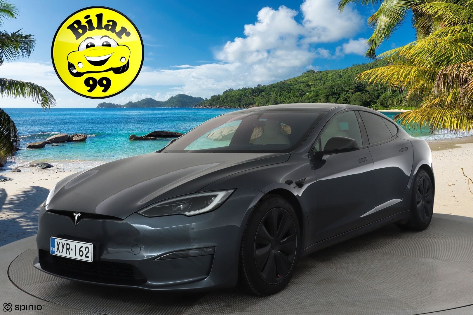 TESLA MODEL S 2023 Long Range * Vetokoukku / Matrix LED / Ilmastoidut Vaaleat Nahat / Peruutuskamera / Lämpöpumppu - 2x Latauskaapelit / Upea Yksilö / Juuri tullut Tampereelle!