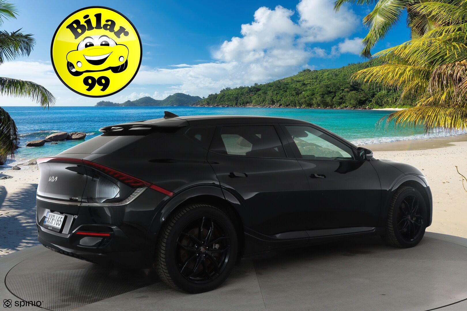 KIA EV6 2024 GT-Line AWD 77 kWh 325hv * ACC / HUD / Muistipenkki / ILP / 360° / Puolinahat / Ilmastoidut penkit / Navi * - Akku kuntotarkastettu SoH 98,7% / Kahdet renkaat aluvanteilla