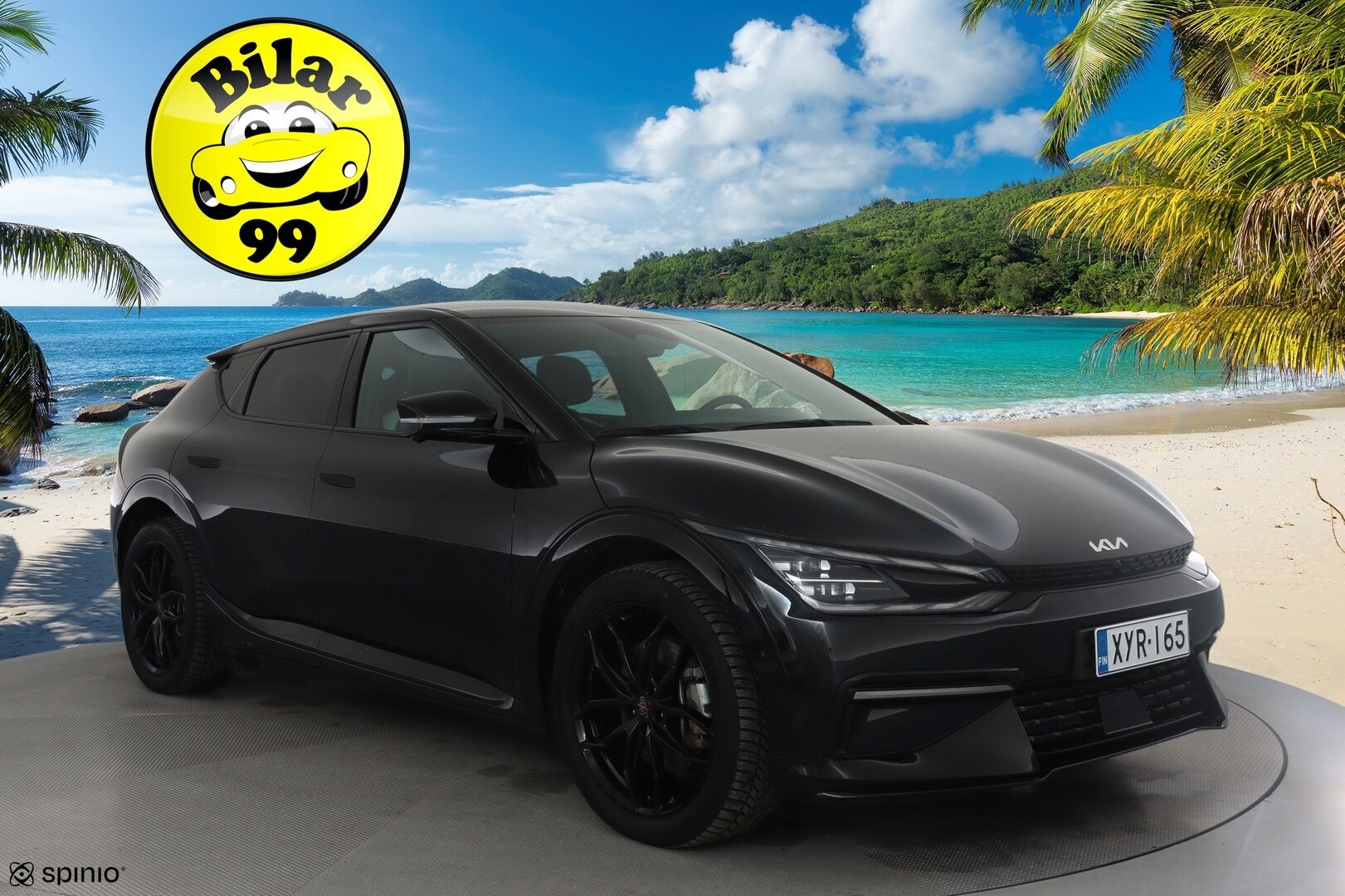 KIA EV6 2024 GT-Line AWD 77 kWh 325hv * ACC / HUD / Muistipenkki / ILP / 360° / Puolinahat / Ilmastoidut penkit / Navi * - Akku kuntotarkastettu SoH 98,7% / Kahdet renkaat aluvanteilla