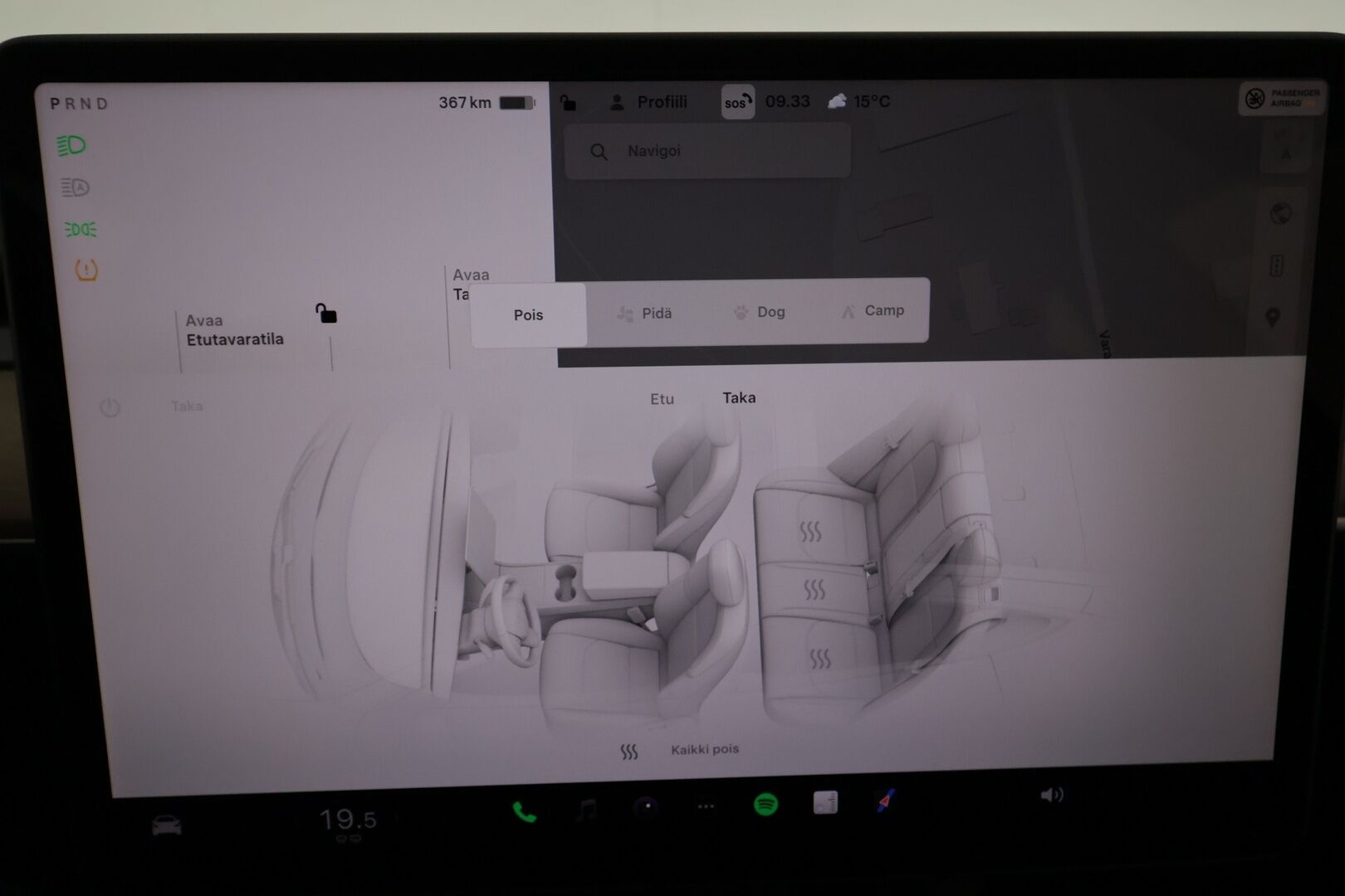 TESLA MODEL 3 2022 Performance * Lasikatto / ILP / ACC / Matrix-LED / P.Kamera / Muistipenkki / Premium Audio / Navi / Kaistavahti * - Akku kuntotarkastettu
