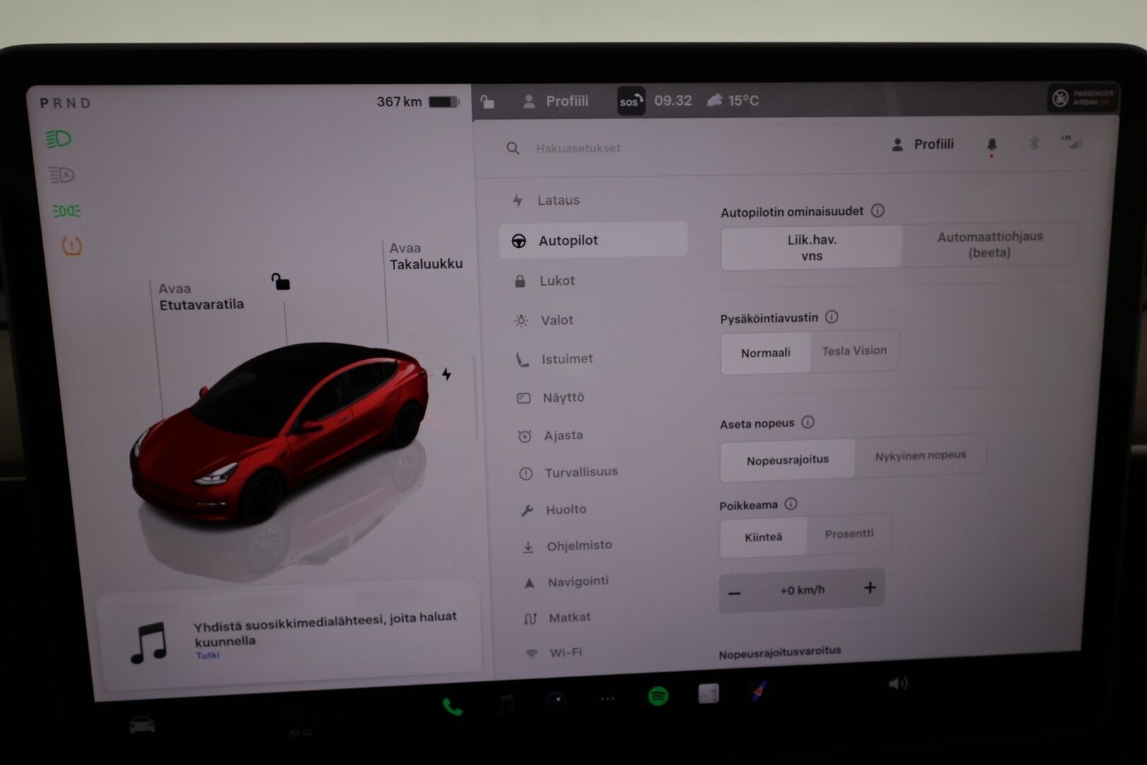TESLA MODEL 3 2022 Performance * Lasikatto / ILP / ACC / Matrix-LED / P.Kamera / Muistipenkki / Premium Audio / Navi / Kaistavahti * - Akku kuntotarkastettu