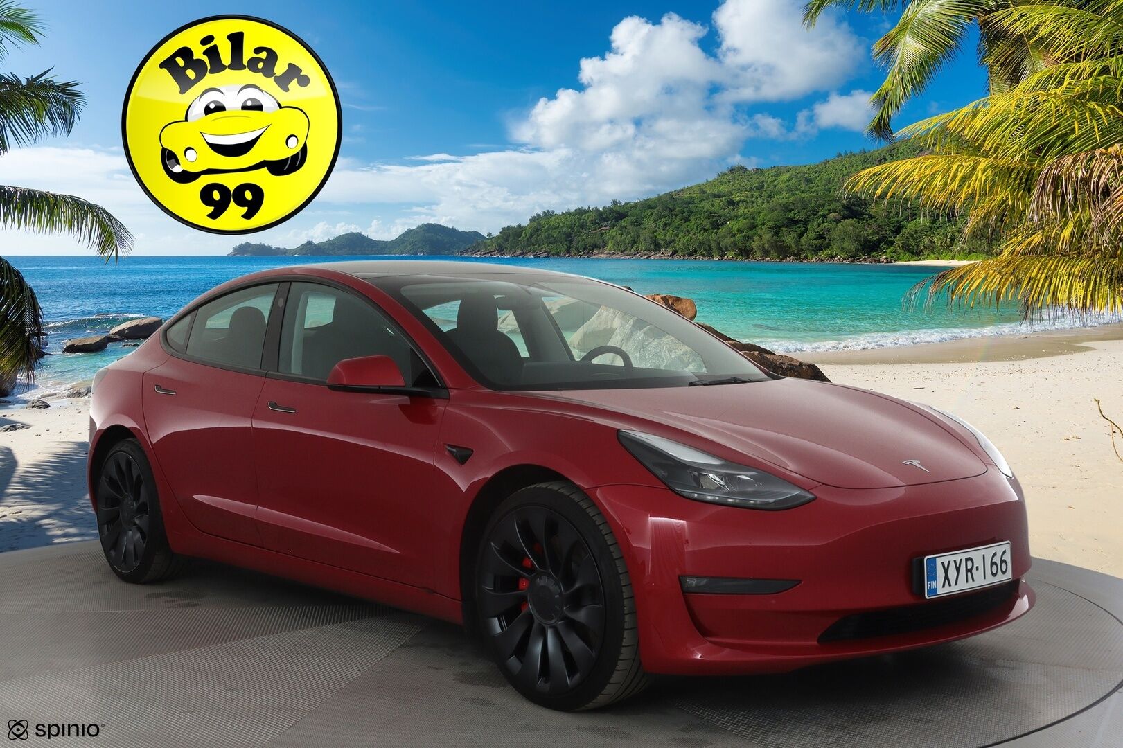 TESLA MODEL 3 2022 Performance * Lasikatto / ILP / ACC / Matrix-LED / P.Kamera / Muistipenkki / Premium Audio / Navi / Kaistavahti * - Akku kuntotarkastettu