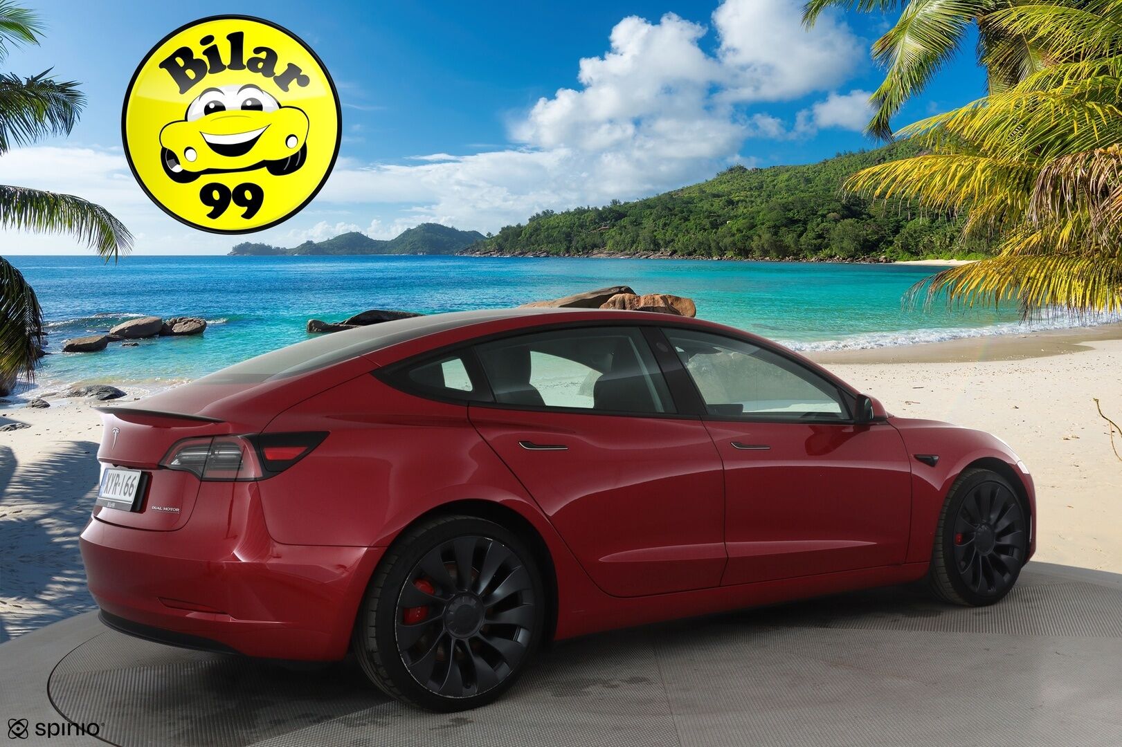 TESLA MODEL 3 2022 Performance * Lasikatto / ILP / ACC / Matrix-LED / P.Kamera / Muistipenkki / Premium Audio / Navi / Kaistavahti * - Akku kuntotarkastettu