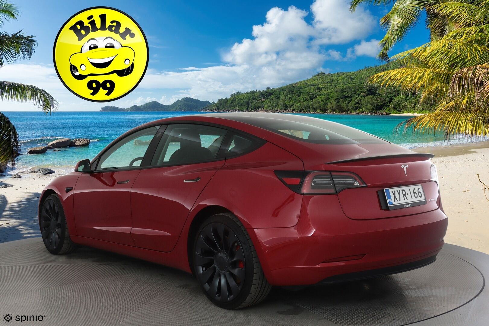 TESLA MODEL 3 2022 Performance * Lasikatto / ILP / ACC / Matrix-LED / P.Kamera / Muistipenkki / Premium Audio / Navi / Kaistavahti * - Akku kuntotarkastettu