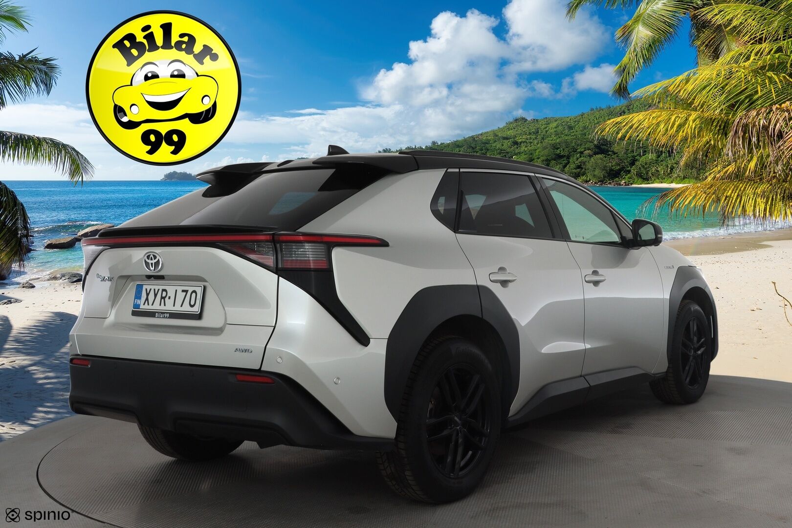 TOYOTA BZ4X 2023 AWD Premium * ACC / Panorama / Muistipenkki / Ilmastoidut nahat / JBL / Navi / LED / 360° / Sähköluukku * - Akku kuntotarkastettu SoH 98,1% / Kahdet renkaat aluvanteilla / Merkkihuollettu / Huippuvarusteet!