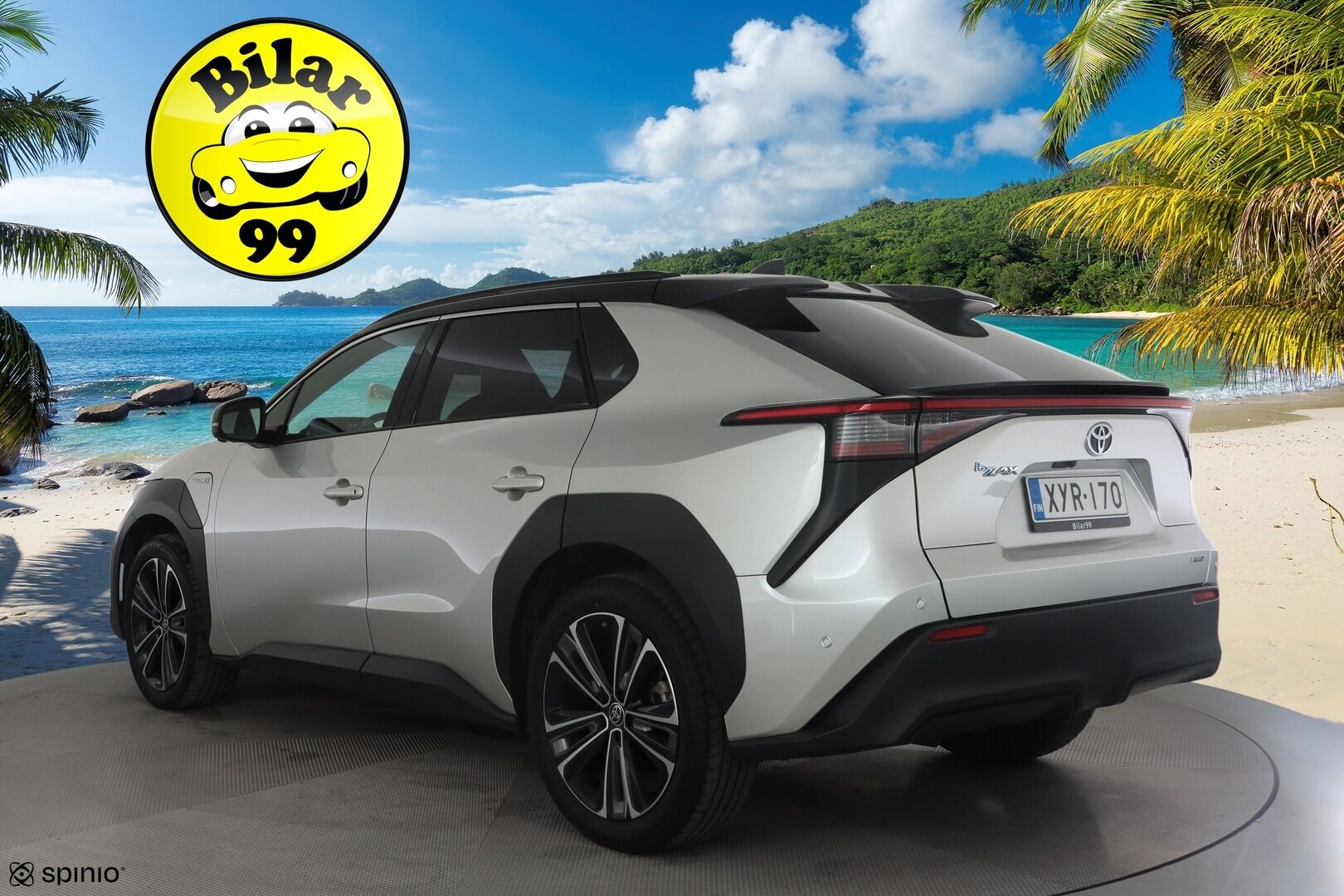 TOYOTA BZ4X 2023 AWD Premium * ACC / Panorama / Muistipenkki / Ilmastoidut nahat / JBL / Navi / LED / 360° / Sähköluukku * - Akku kuntotarkastettu SoH 98,1% / Kahdet renkaat aluvanteilla / Merkkihuollettu / Huippuvarusteet!