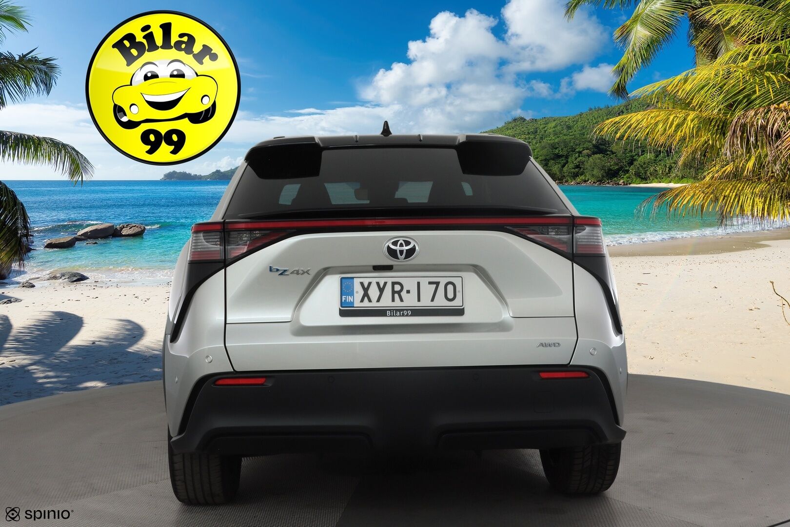 TOYOTA BZ4X 2023 AWD Premium * ACC / Panorama / Muistipenkki / Ilmastoidut nahat / JBL / Navi / LED / 360° / Sähköluukku * - Akku kuntotarkastettu SoH 98,1% / Kahdet renkaat aluvanteilla / Merkkihuollettu / Huippuvarusteet!